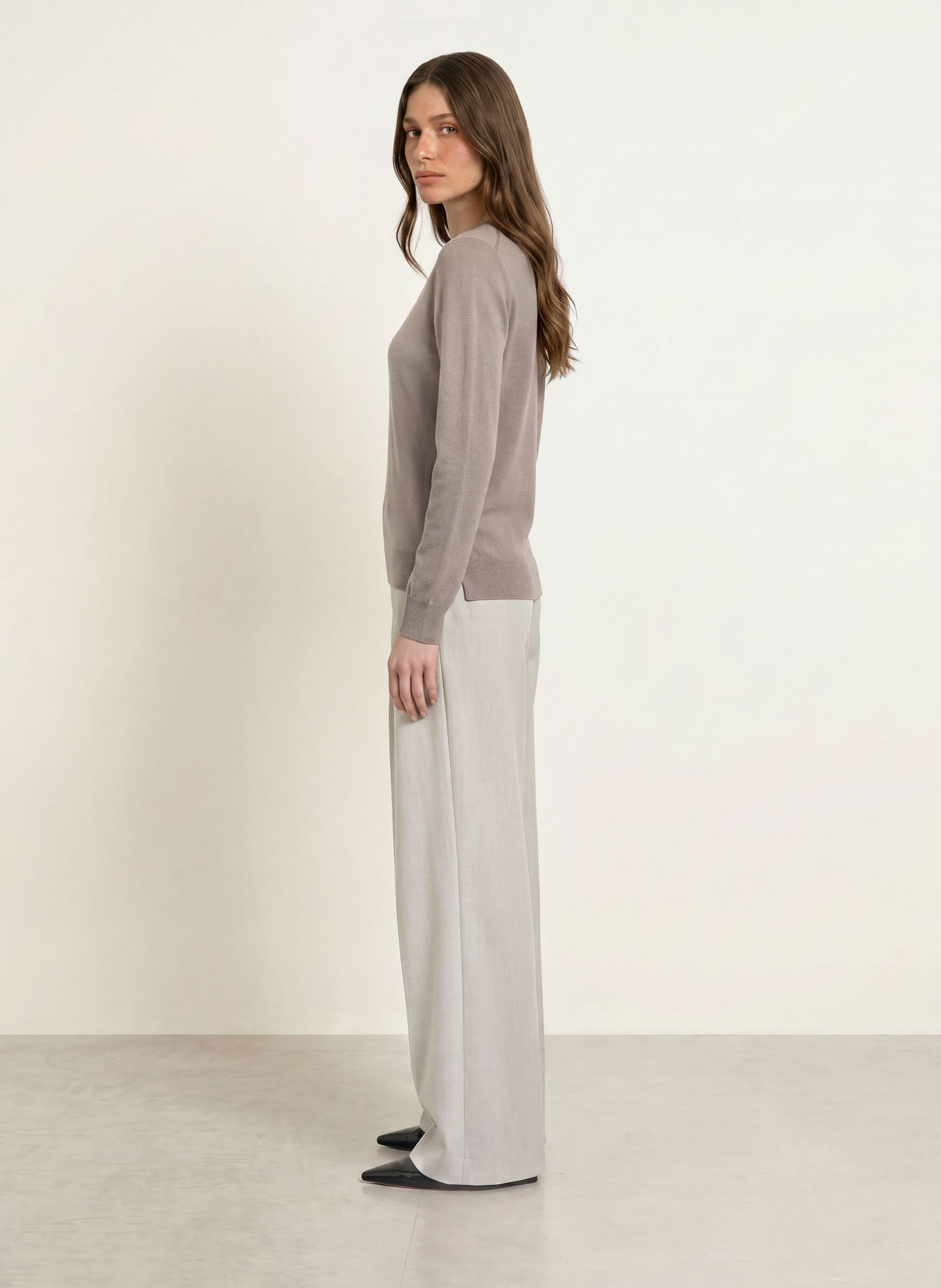 (THE MERCER) N.Y. Cashmere-Pullover: BEIGE