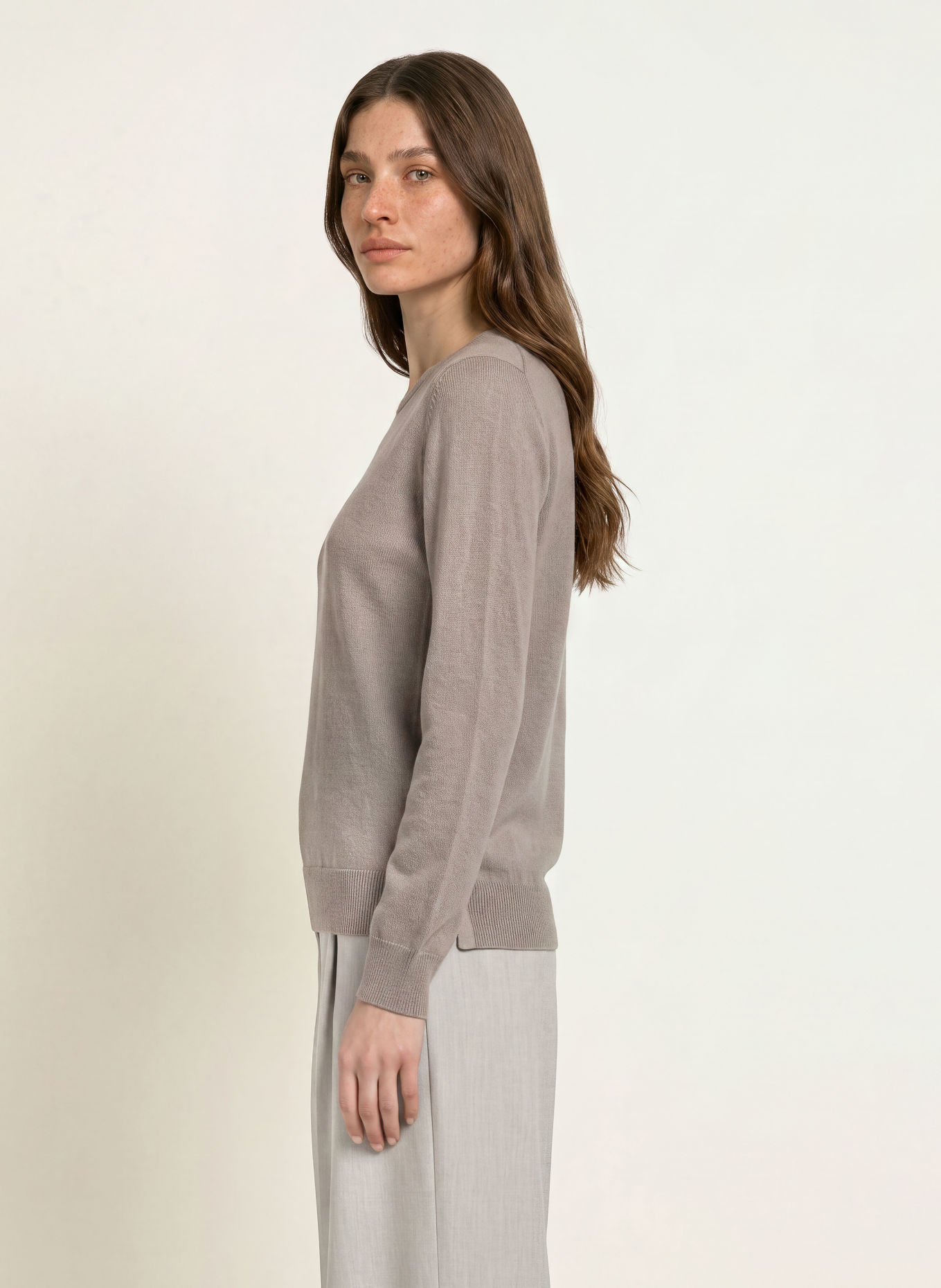 (THE MERCER) N.Y. Cashmere-Pullover: BEIGE