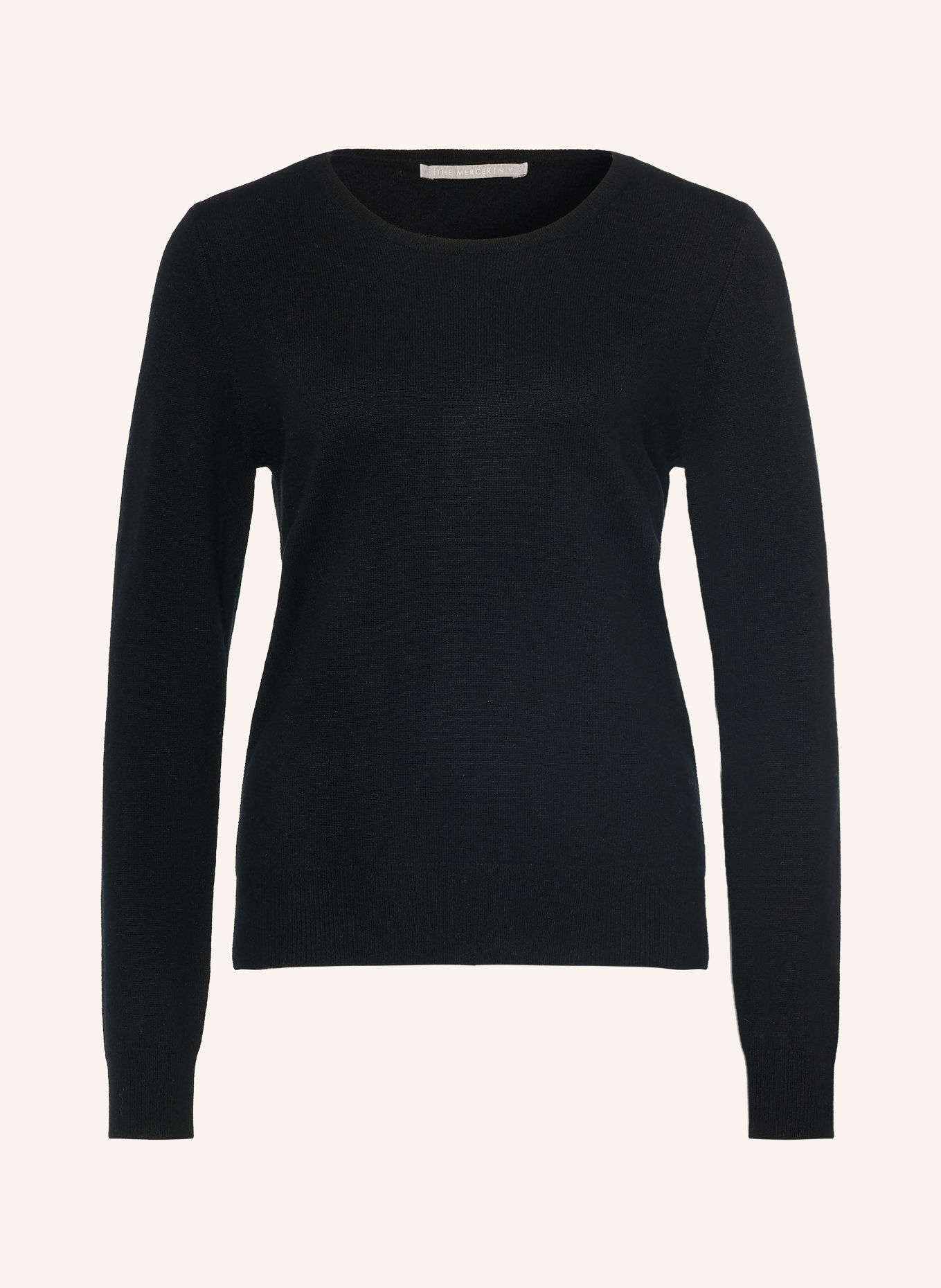(THE MERCER) N.Y. Cashmere-Pullover: SCHWARZ