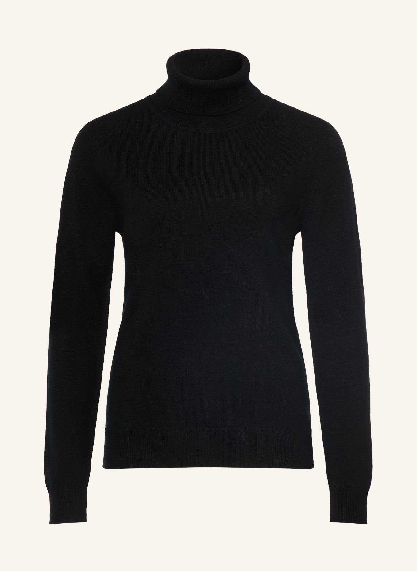 (THE MERCER) N.Y. Rollkragenpullover aus Cashmere: SCHWARZ