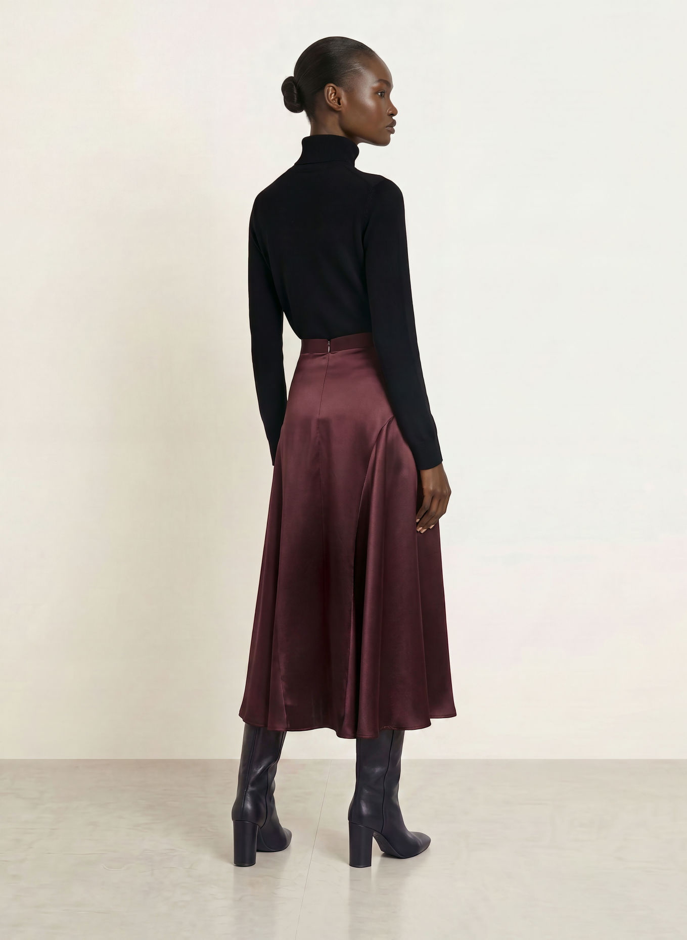 (THE MERCER) N.Y. Rollkragenpullover aus Cashmere: SCHWARZ