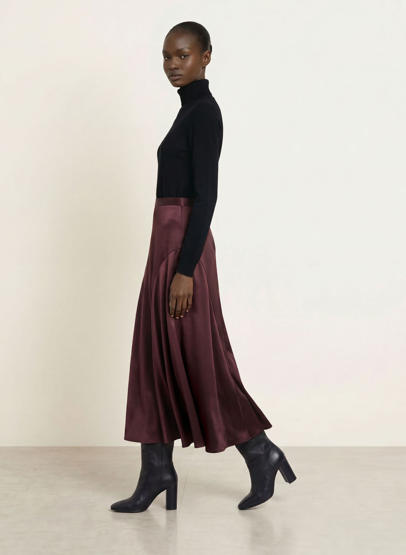 (THE MERCER) N.Y. Rollkragenpullover aus Cashmere: SCHWARZ