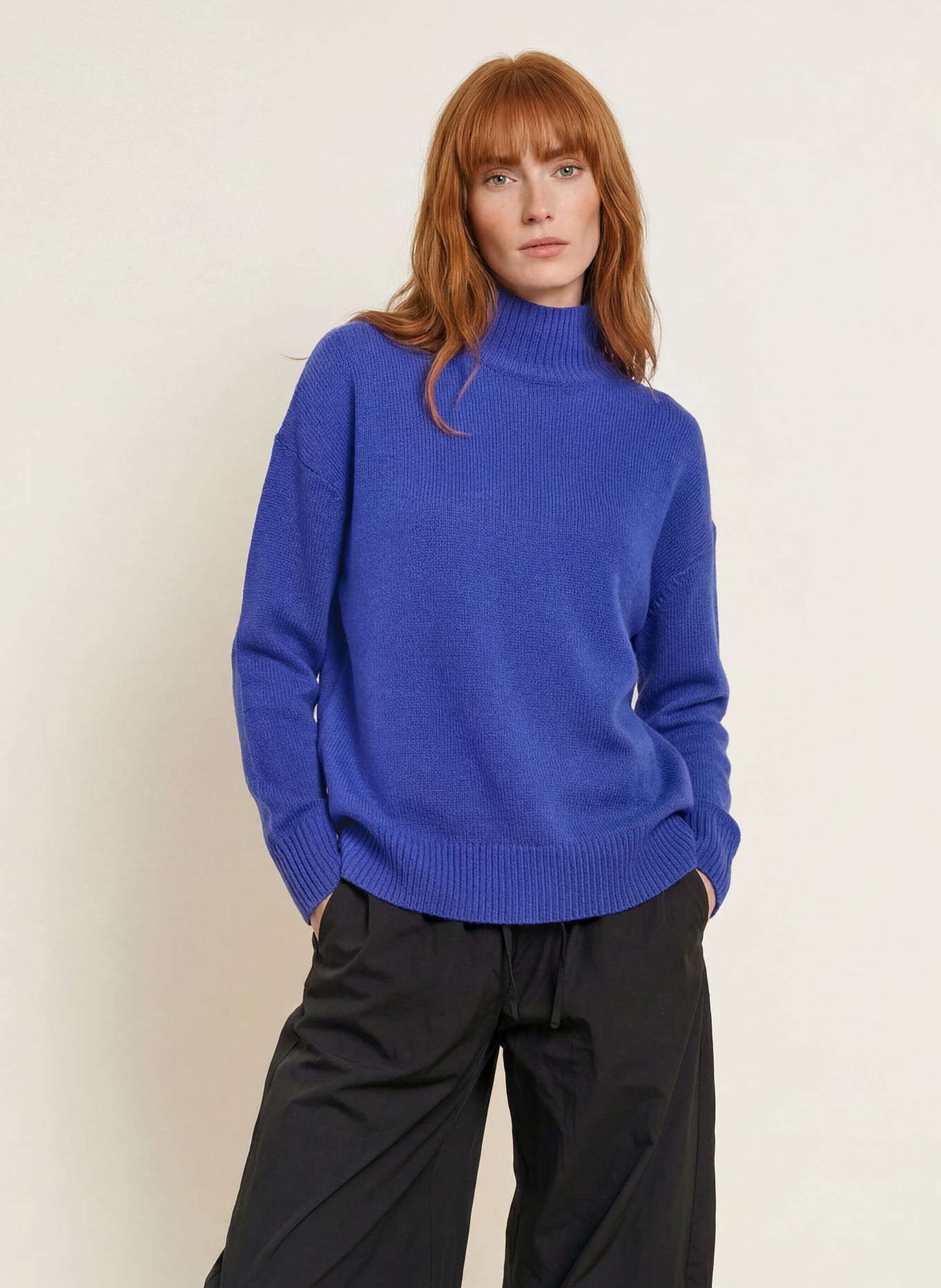 darling harbour Sweter z kaszmiru: COBALT BLUE