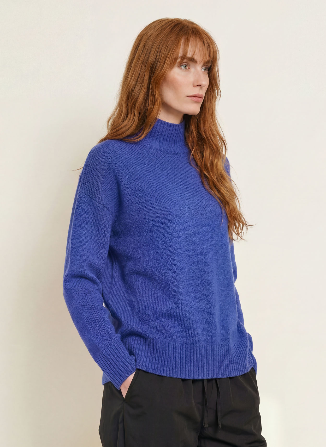 darling harbour Sweter z kaszmiru: COBALT BLUE
