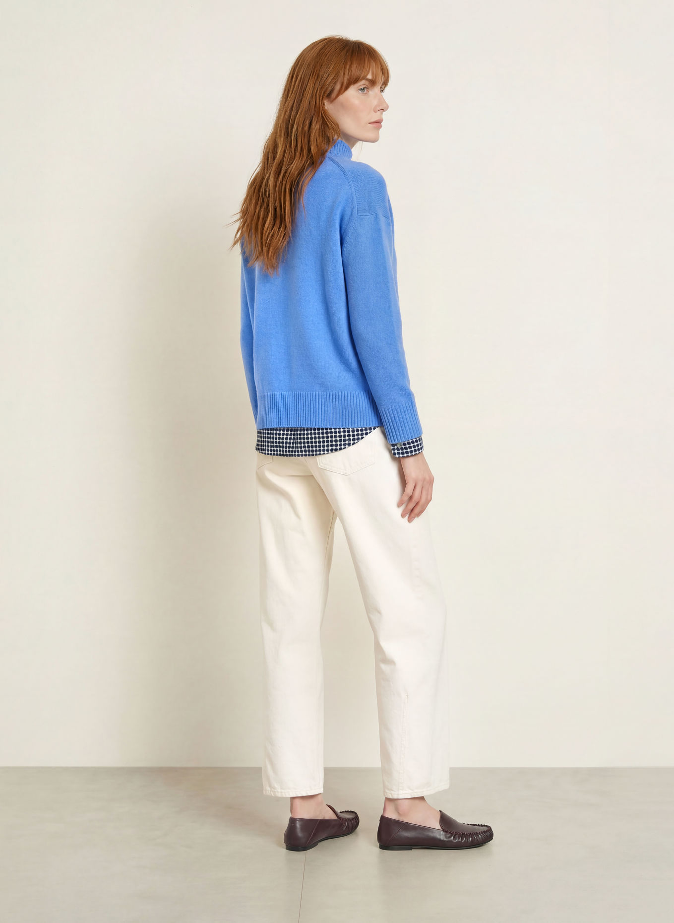 darling harbour Sweter z kaszmiru: MID BLUE