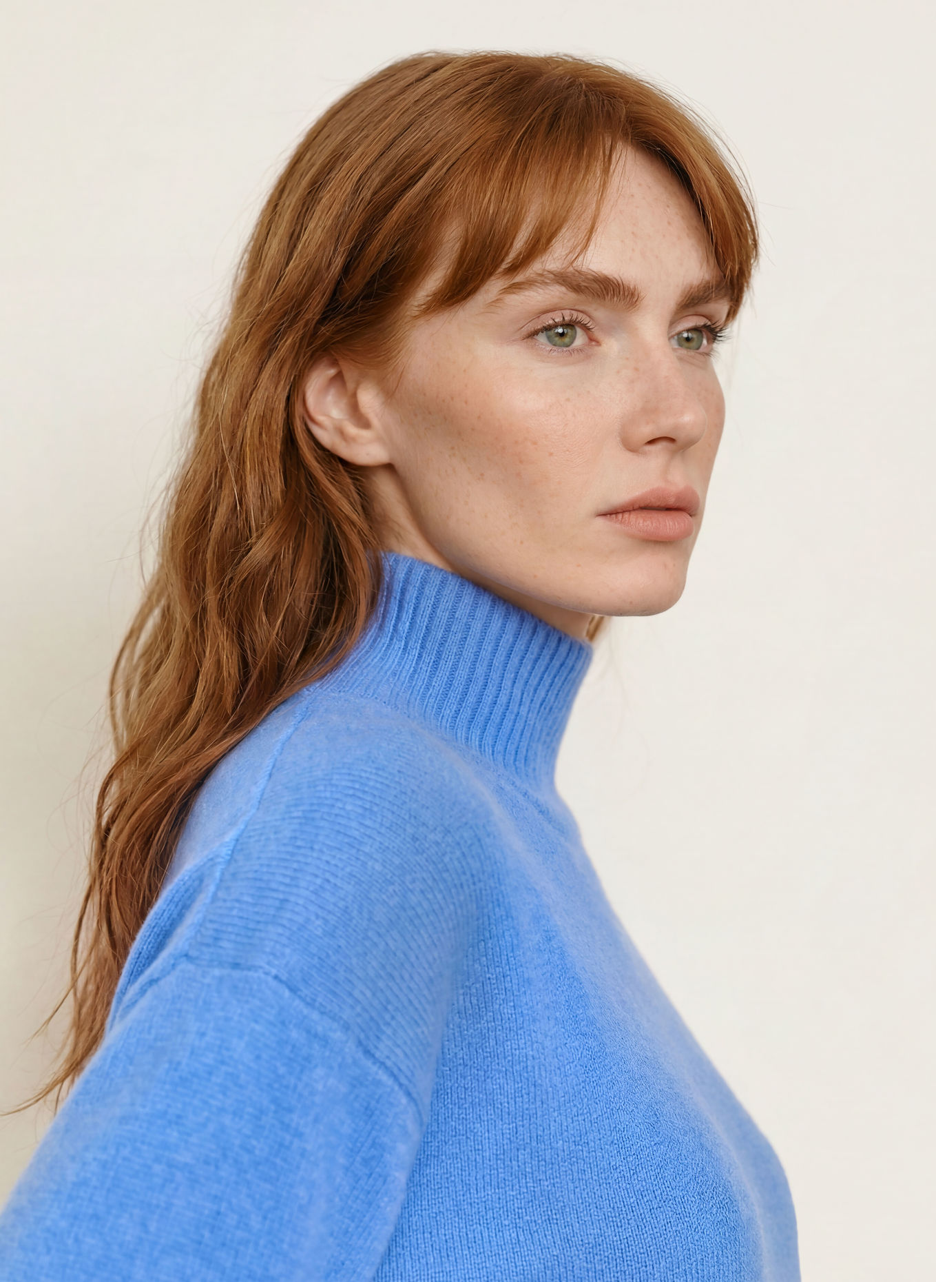 darling harbour Sweter z kaszmiru: MID BLUE