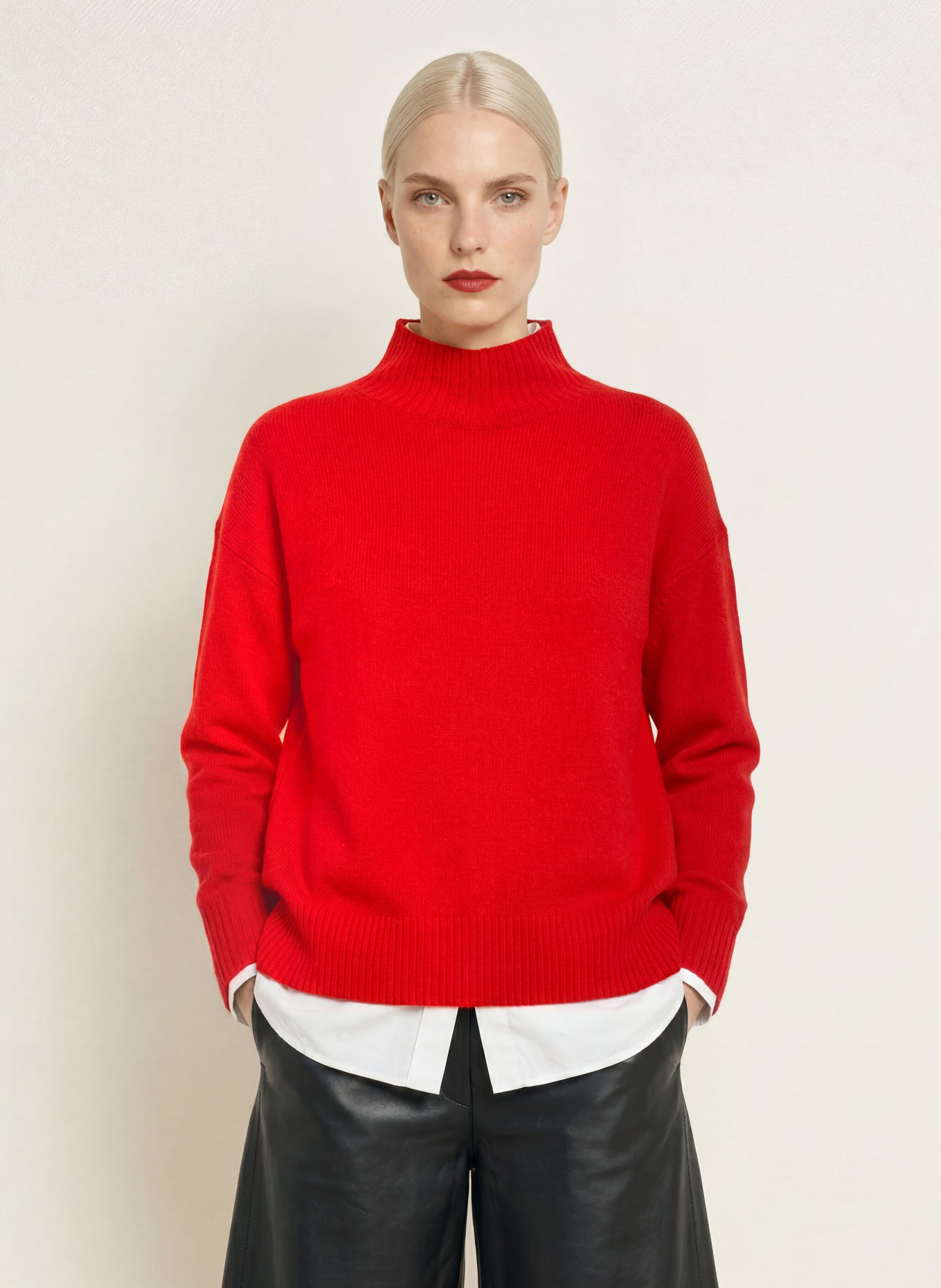 darling harbour Sweter z kaszmiru: RED