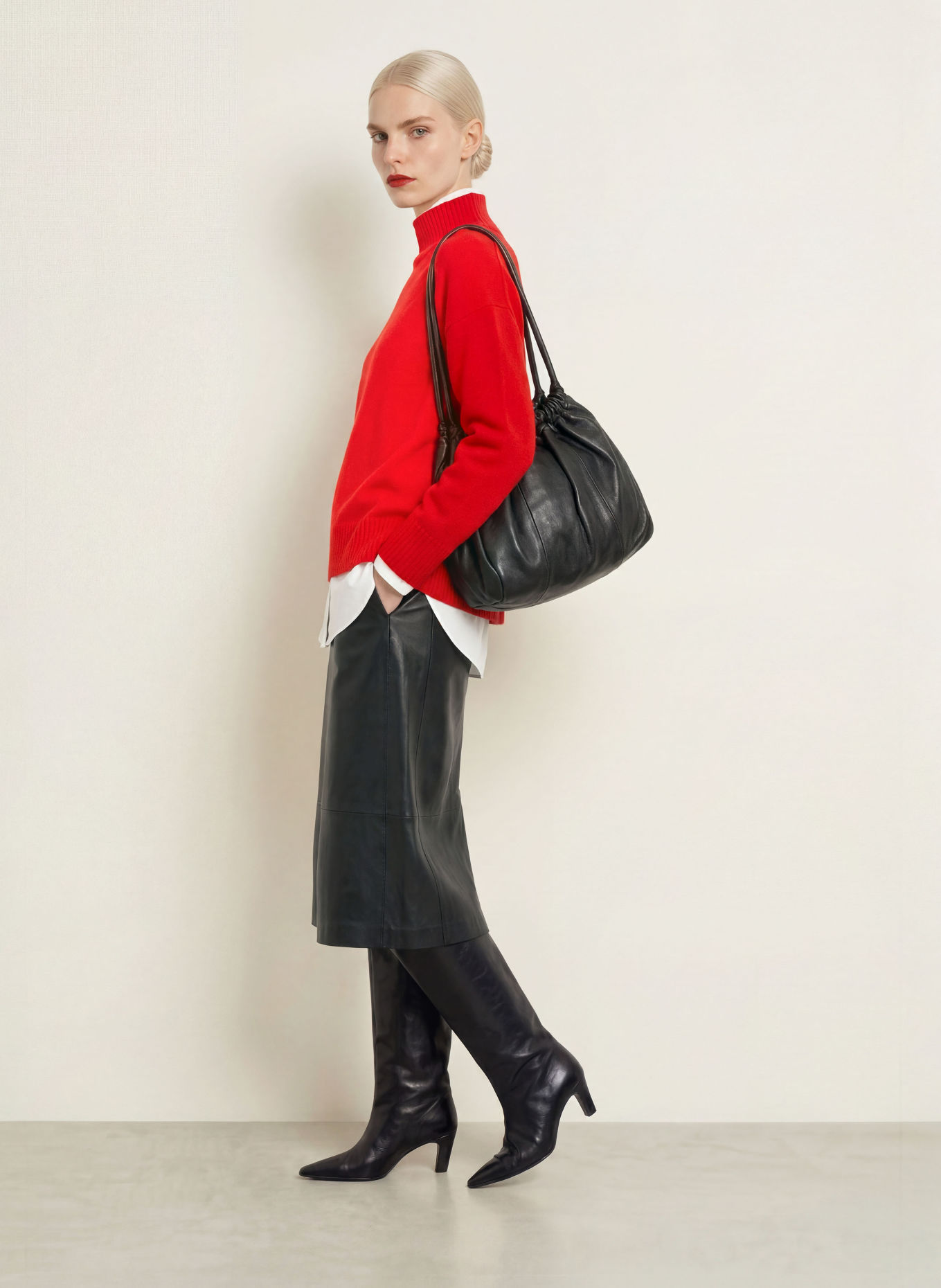 darling harbour Sweter z kaszmiru: RED