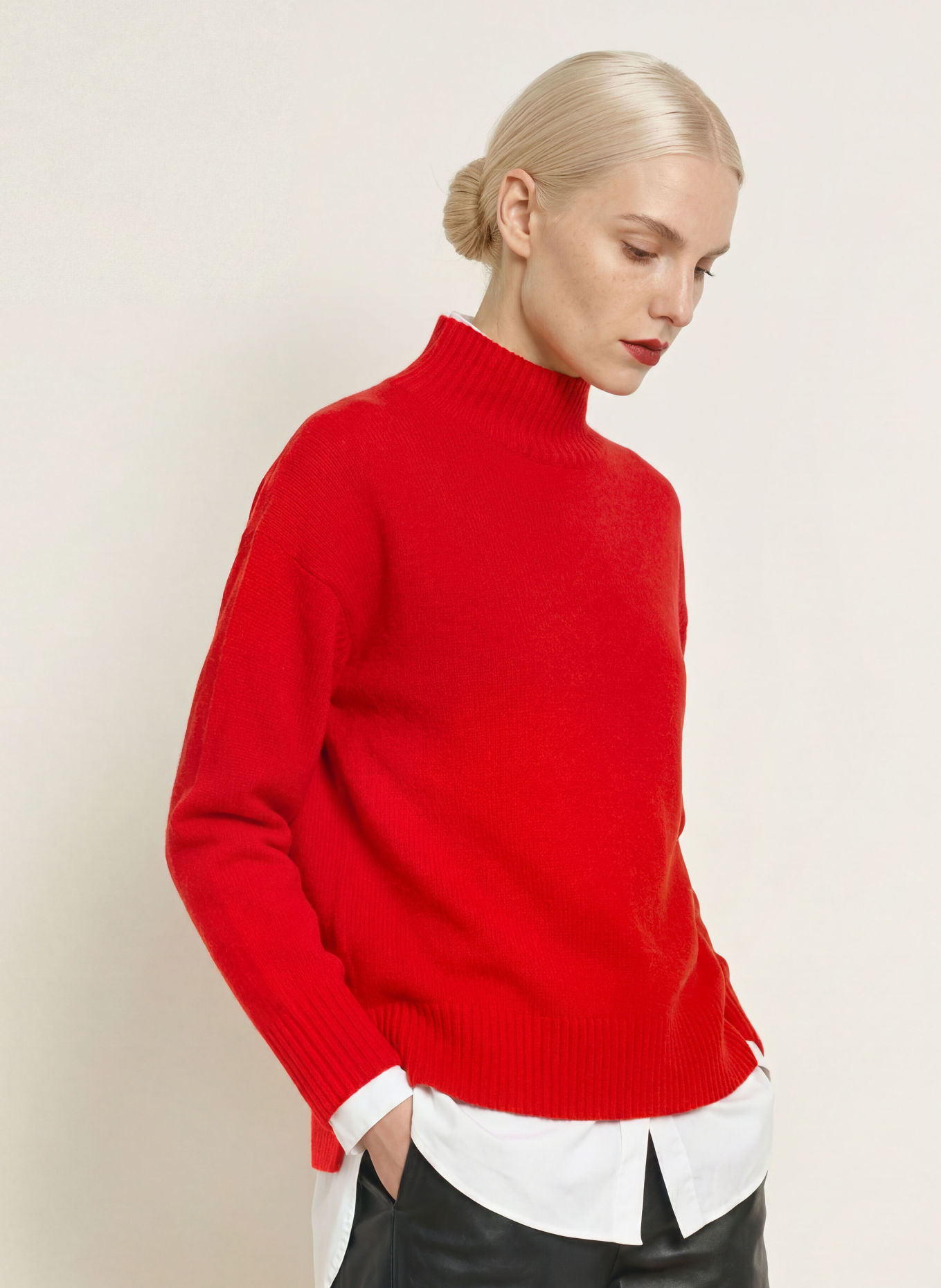 darling harbour Sweter z kaszmiru: RED