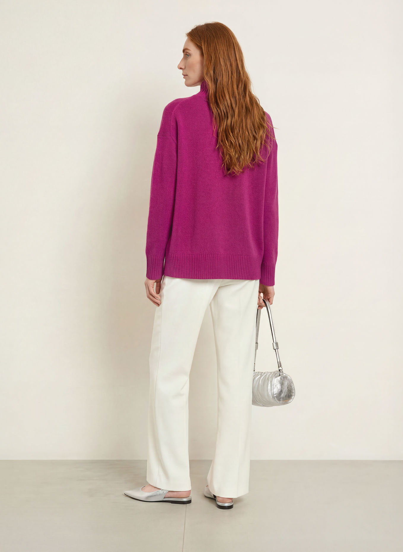 darling harbour Sweter z kaszmiru: FUCHSIA