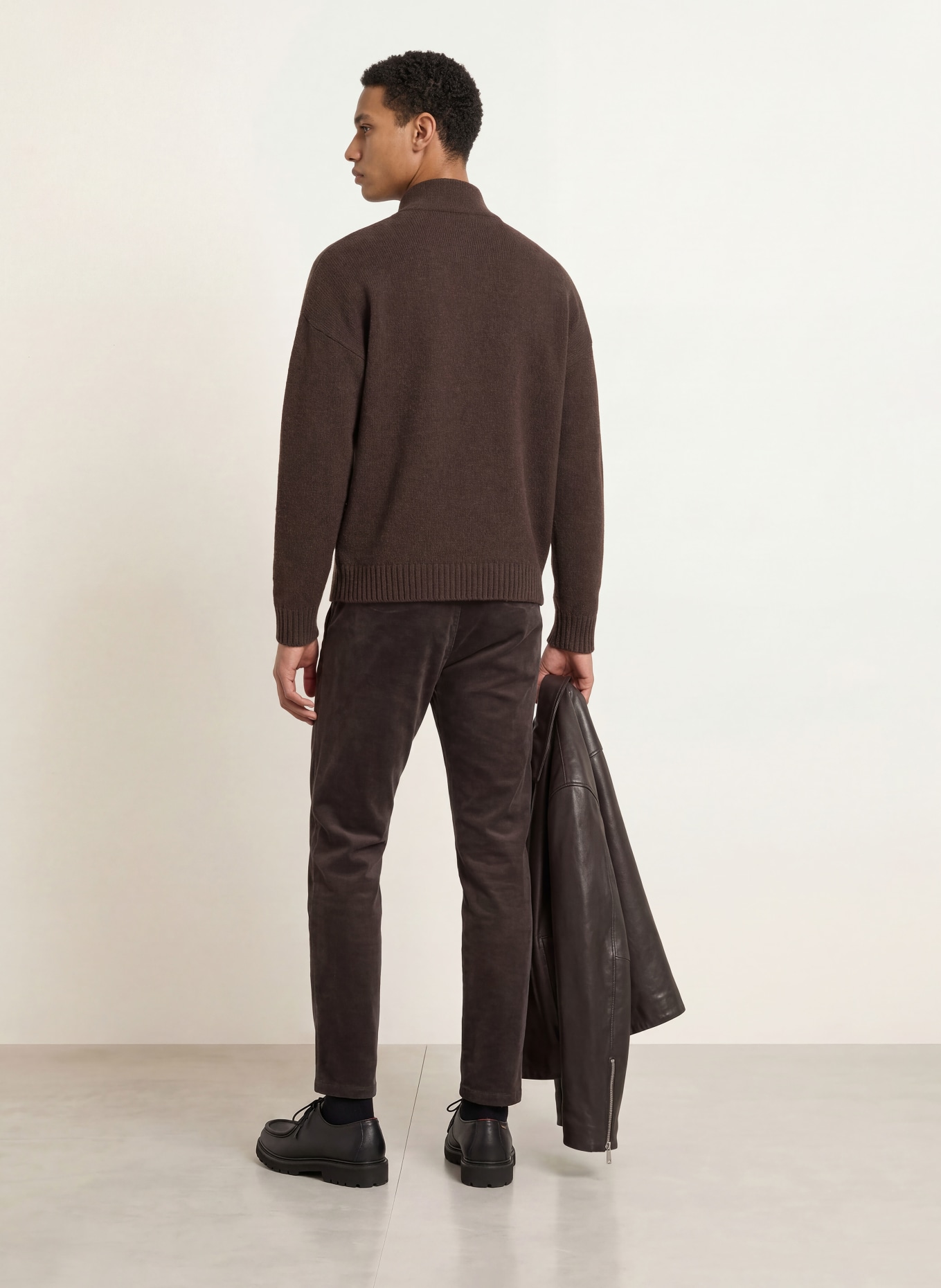 DRYKORN Cordbroek DEGER Regular Fit: MARRON FONCÉ
