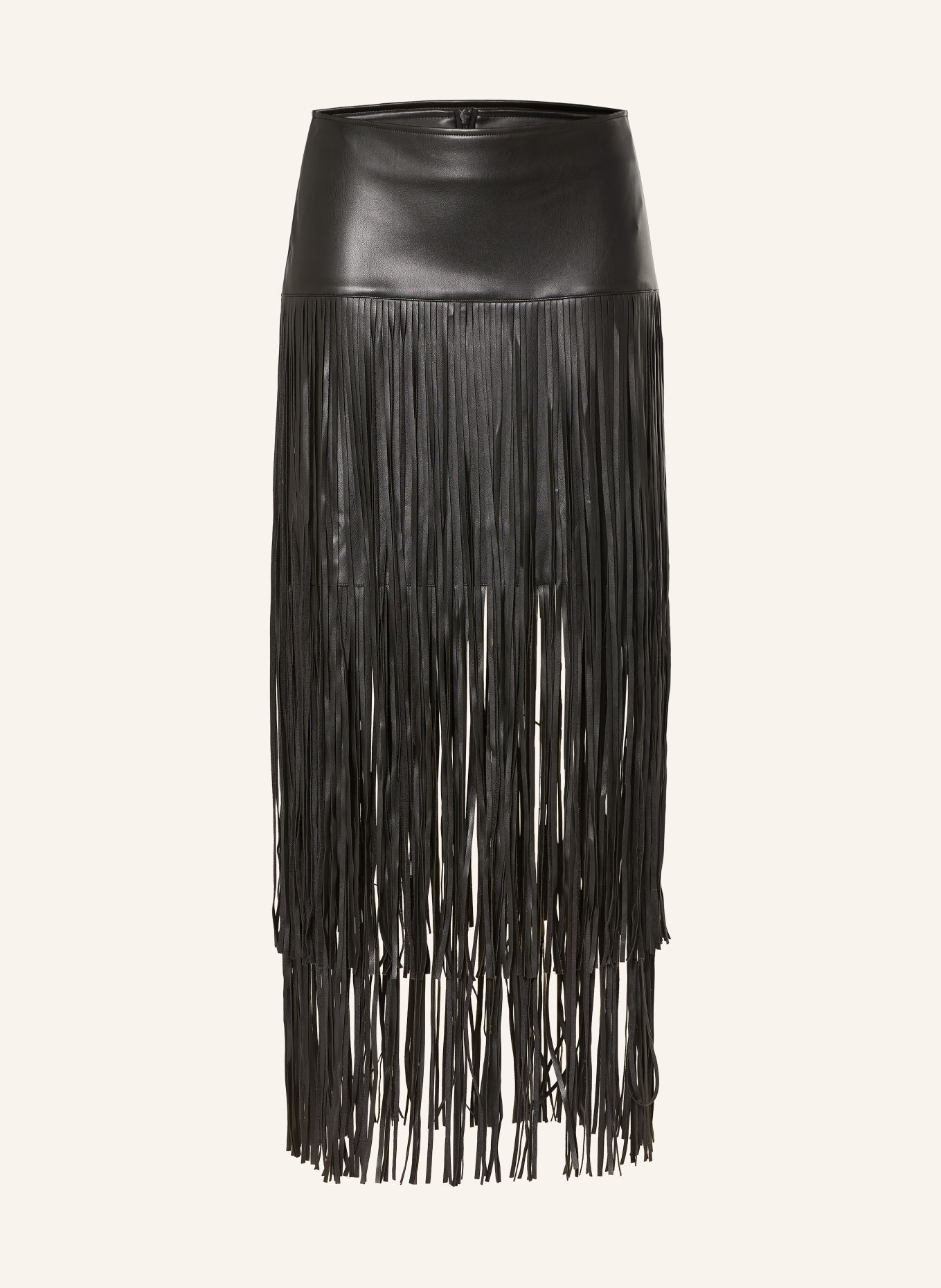 Princess GOES HOLLYWOOD Jupe aspect cuir: NOIR