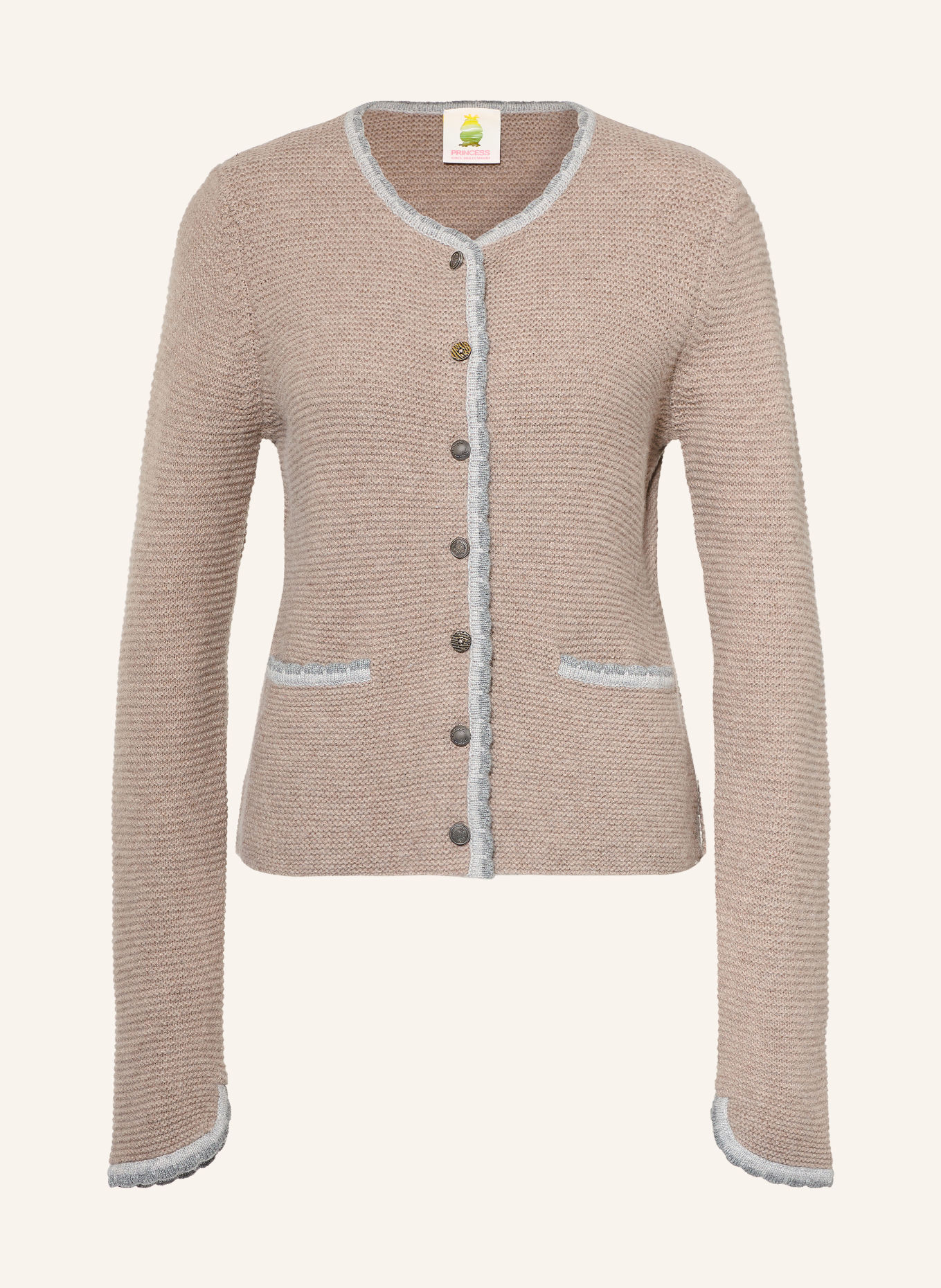 Princess GOES HOLLYWOOD Knitted jacket: TAUPE / GRAY