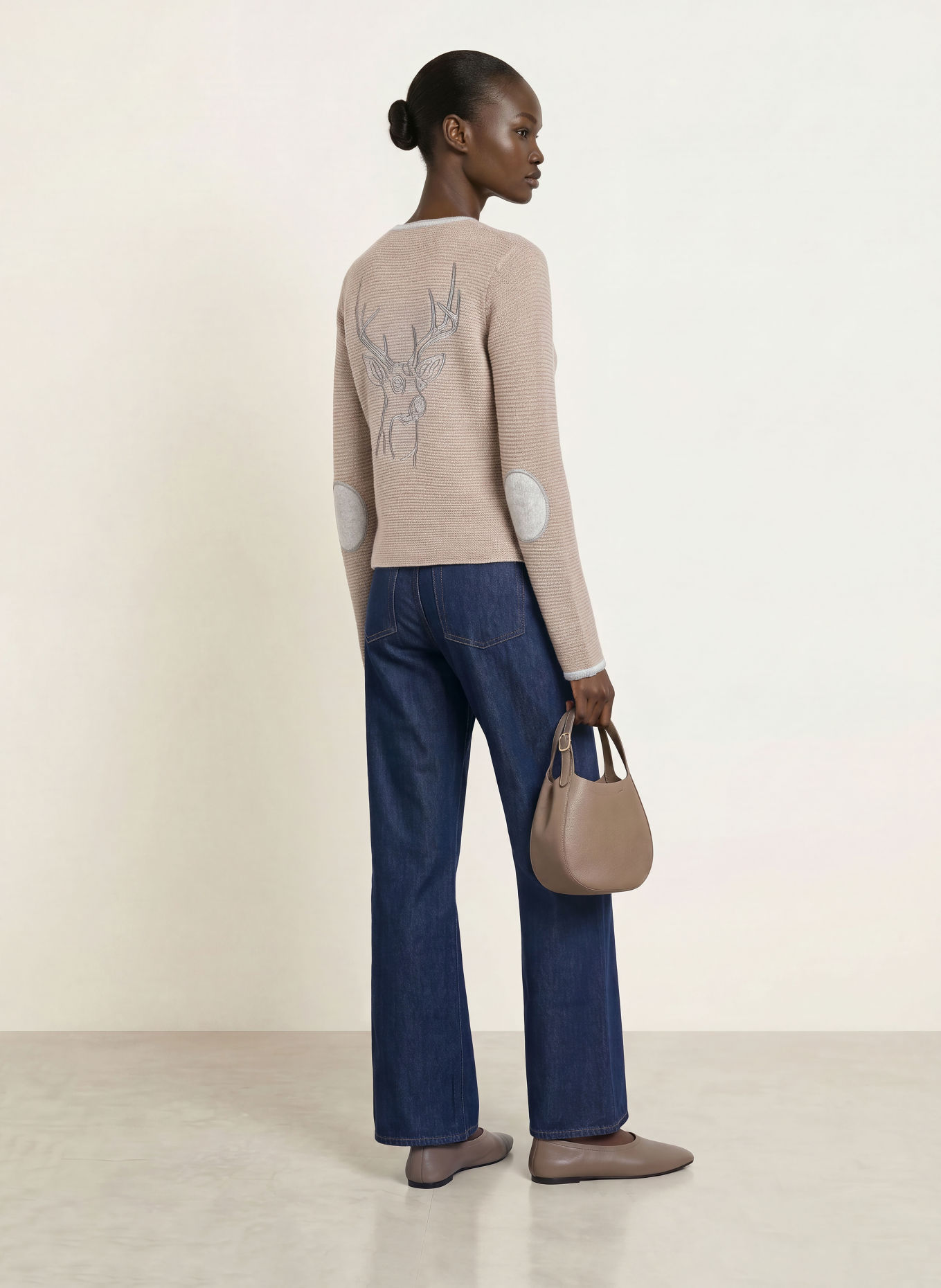Princess GOES HOLLYWOOD Knitted jacket: TAUPE / GRAY