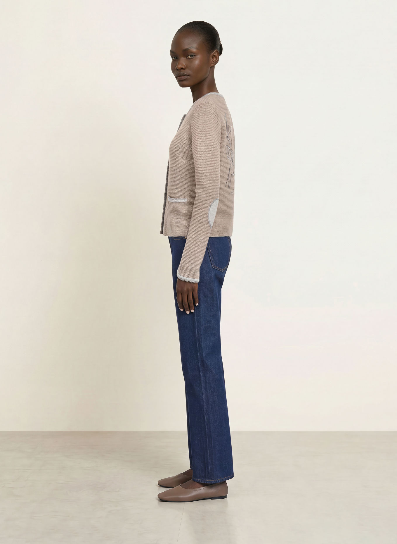 Princess GOES HOLLYWOOD Knitted jacket: TAUPE / GRAY