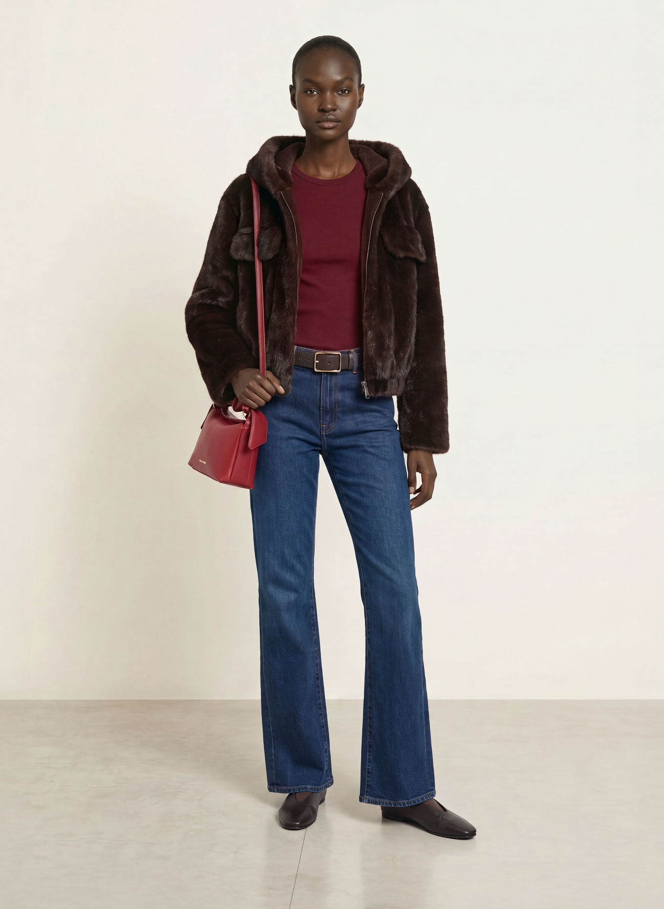 Princess GOES HOLLYWOOD Kunstfell-Jacke: DUNKELBRAUN