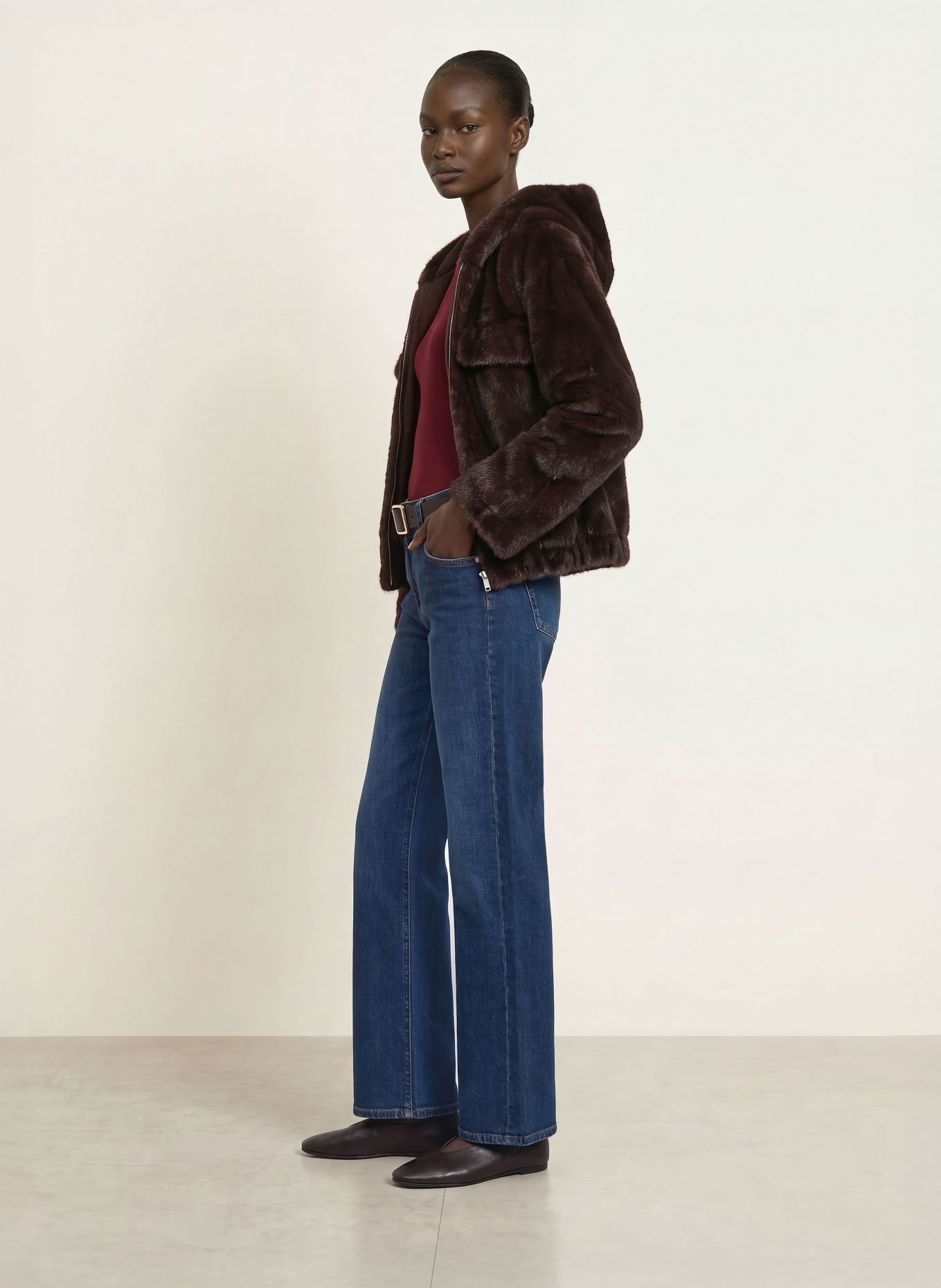 Princess GOES HOLLYWOOD Kunstfell-Jacke: DUNKELBRAUN