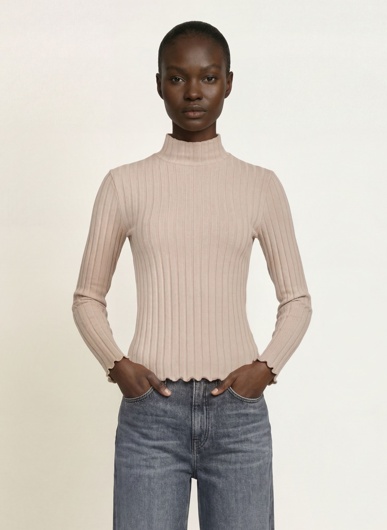 lilienfels Long-sleeve shirt: BEIGE