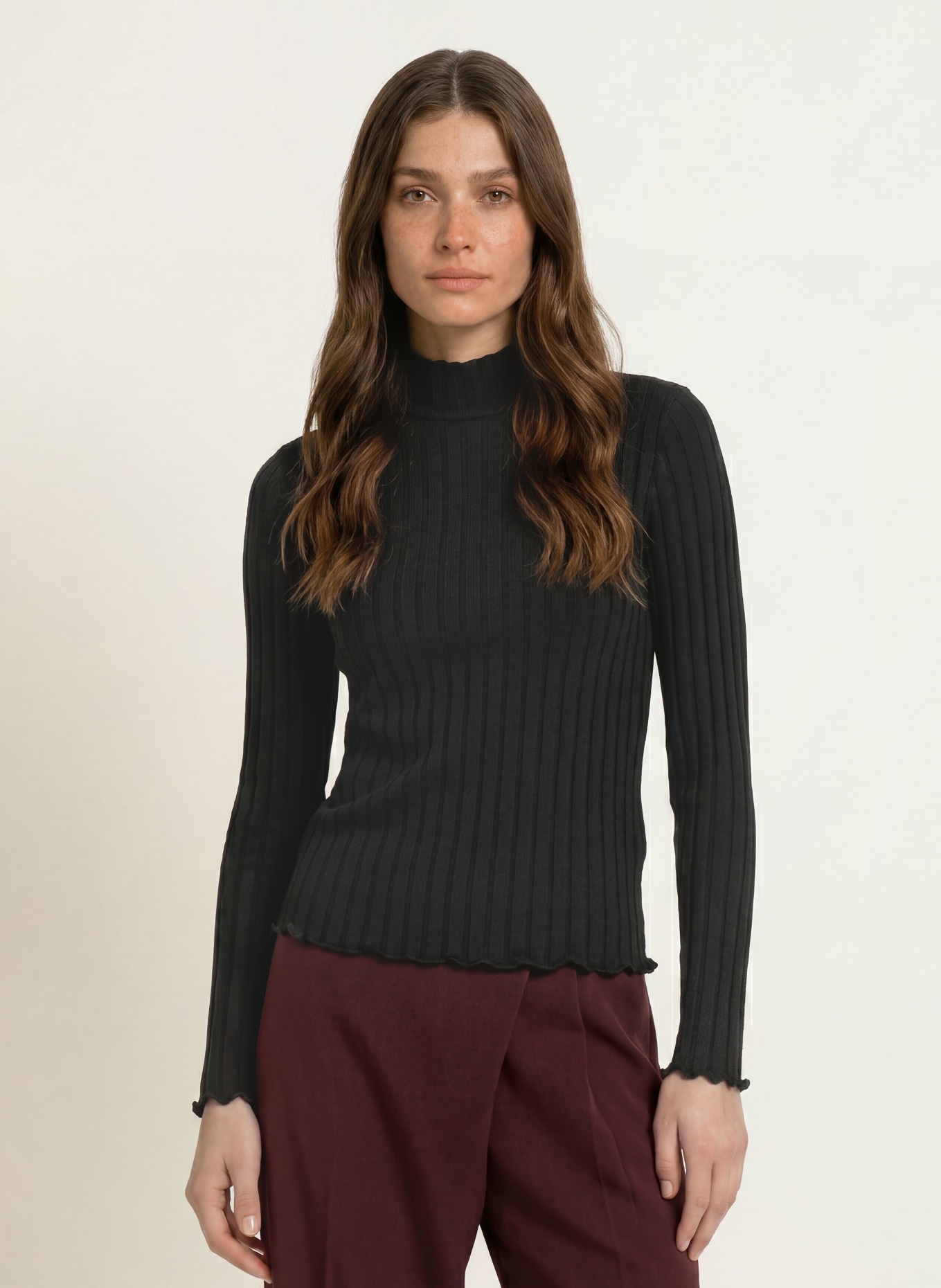 lilienfels Long-sleeve shirt: BLACK