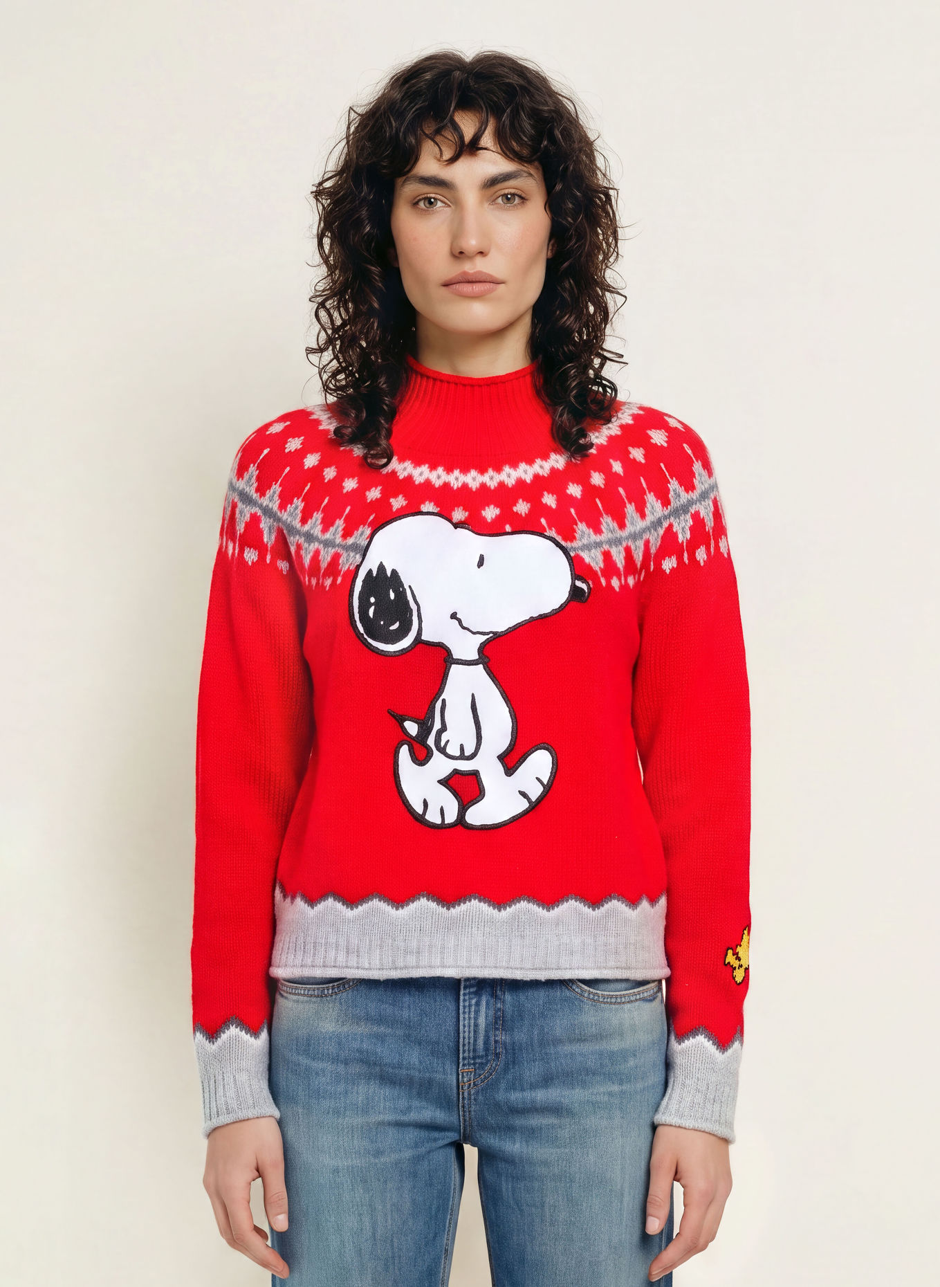 Princess GOES HOLLYWOOD Trui: ROOD / GRIJS / WIT