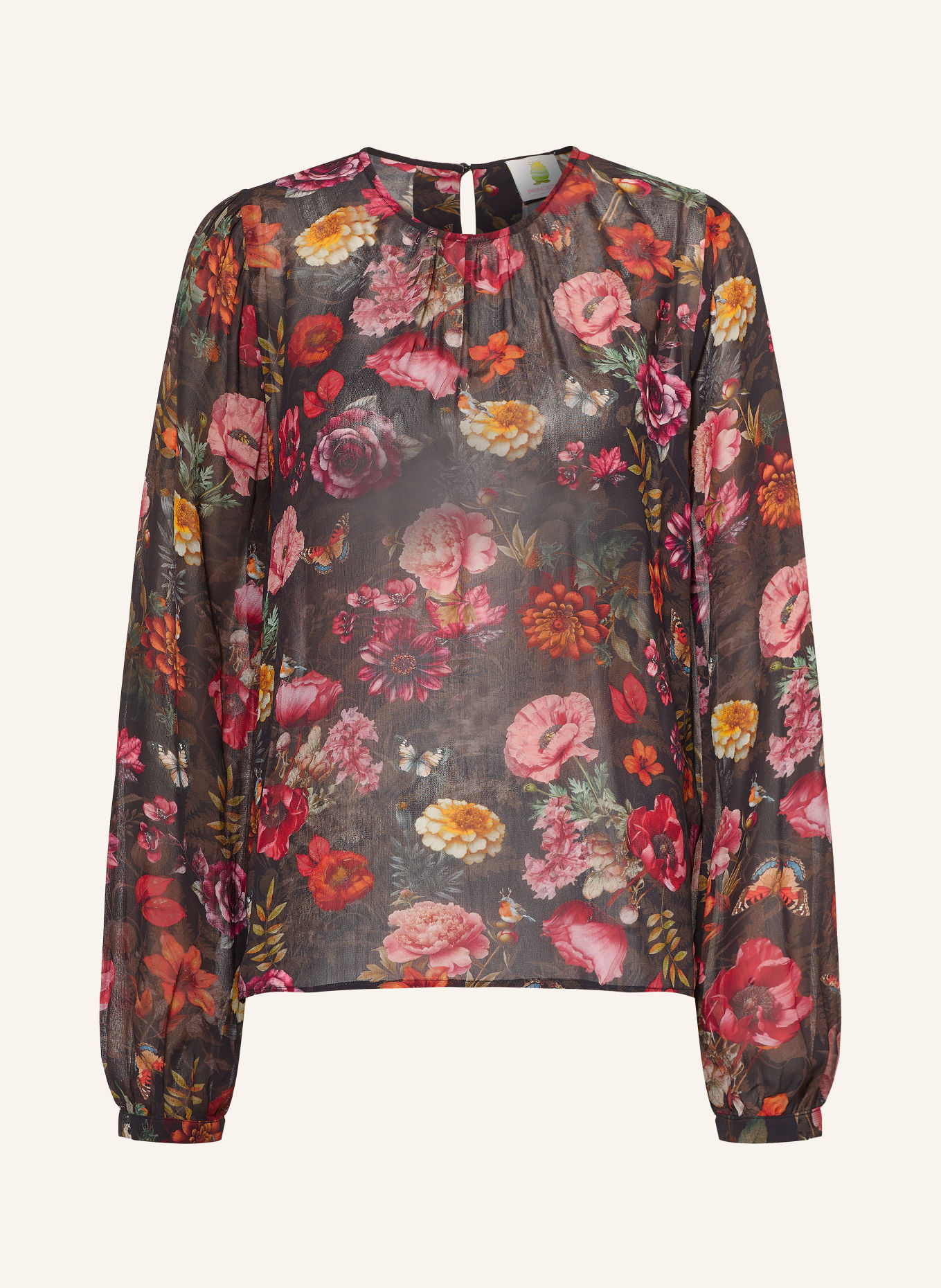 Princess GOES HOLLYWOOD Blusenshirt: SCHWARZ / PINK / GRÜN
