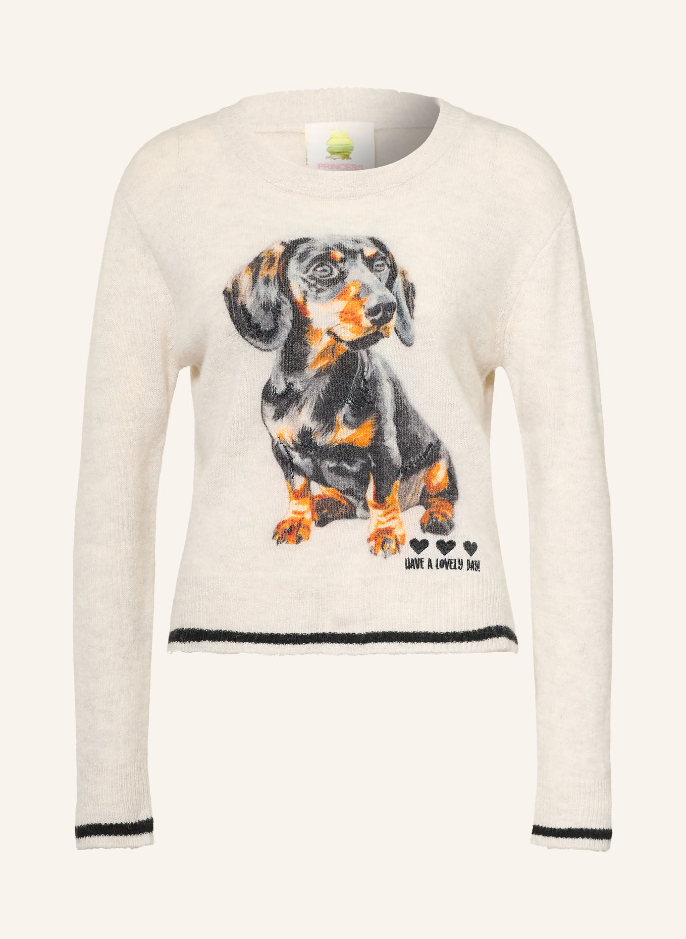 Princess GOES HOLLYWOOD Pull: CRÈME / ORANGE / NOIR