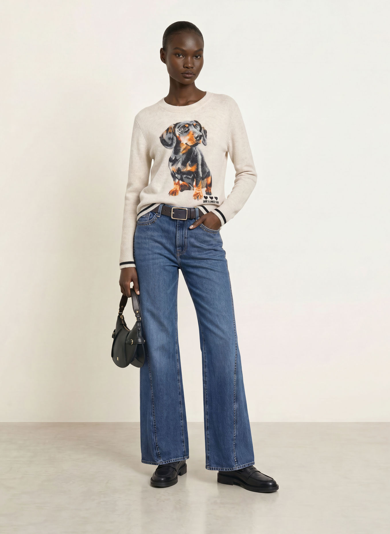 Princess GOES HOLLYWOOD Pull: CRÈME / ORANGE / NOIR