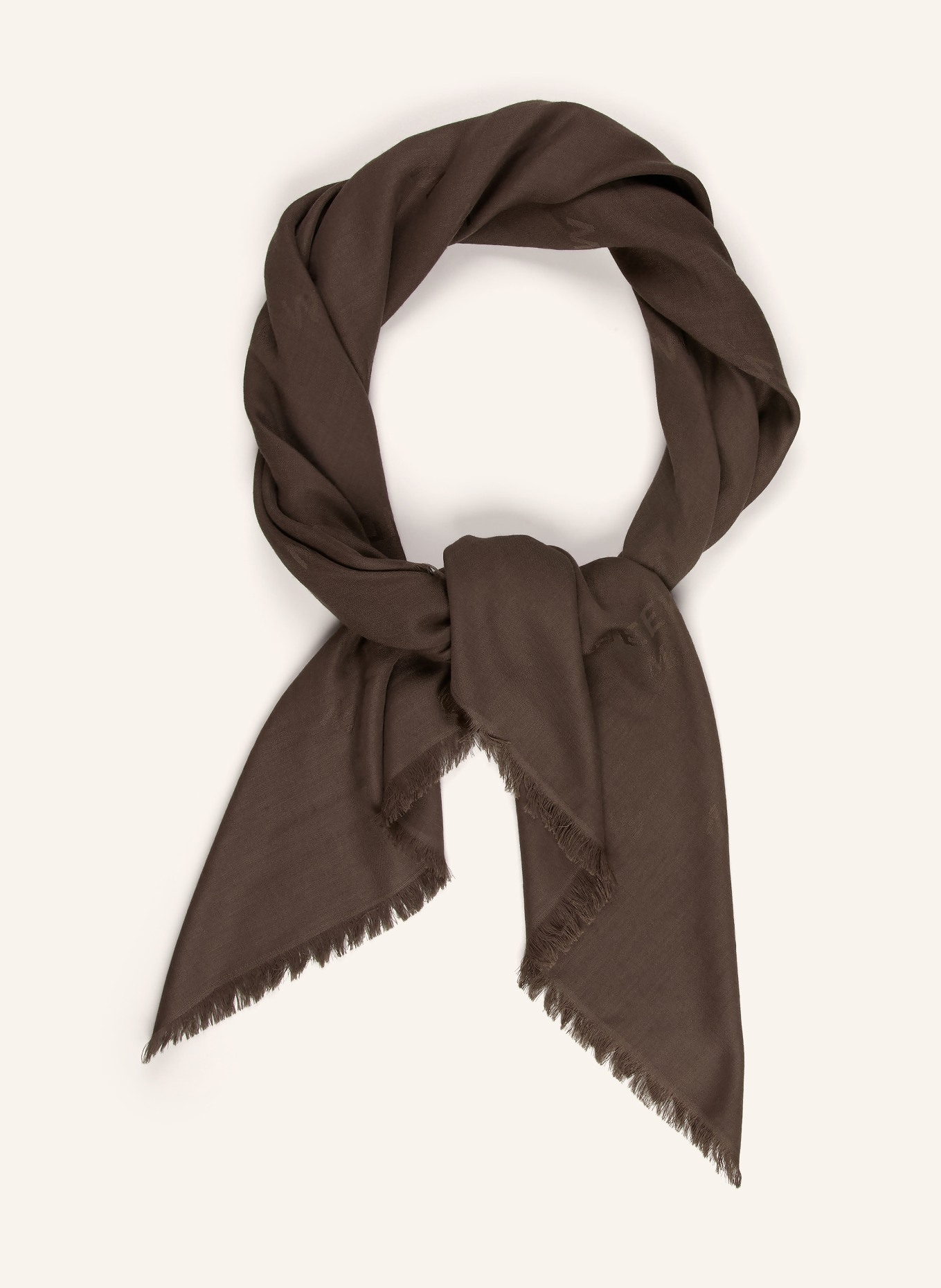 WEEKEND Max Mara Foulard CEDRO: MARRON FONCÉ