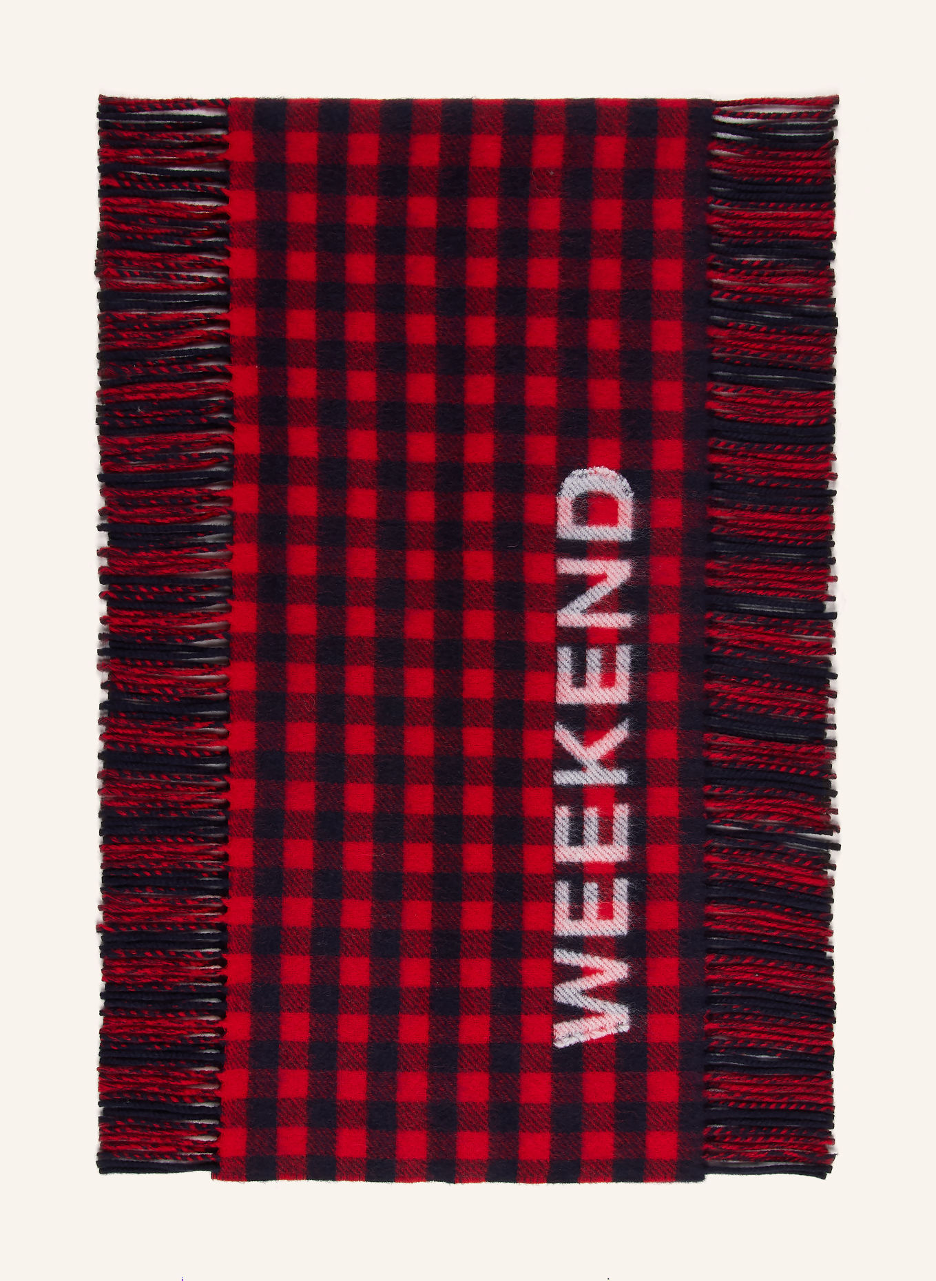 WEEKEND Max Mara Schal FILOVIA: DUNKELBLAU / ROT / WEISS