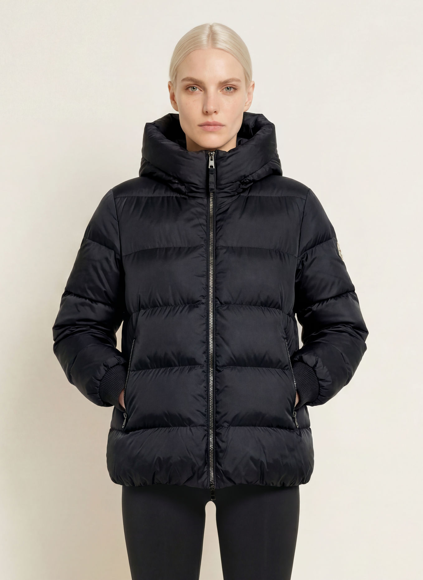 No.1 Como CARRARA Quilted Jacket: BLACK