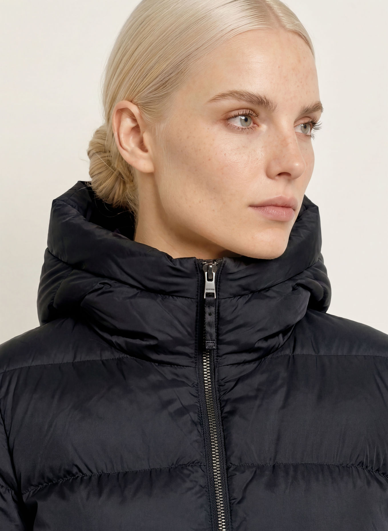 No.1 Como CARRARA Quilted Jacket: BLACK