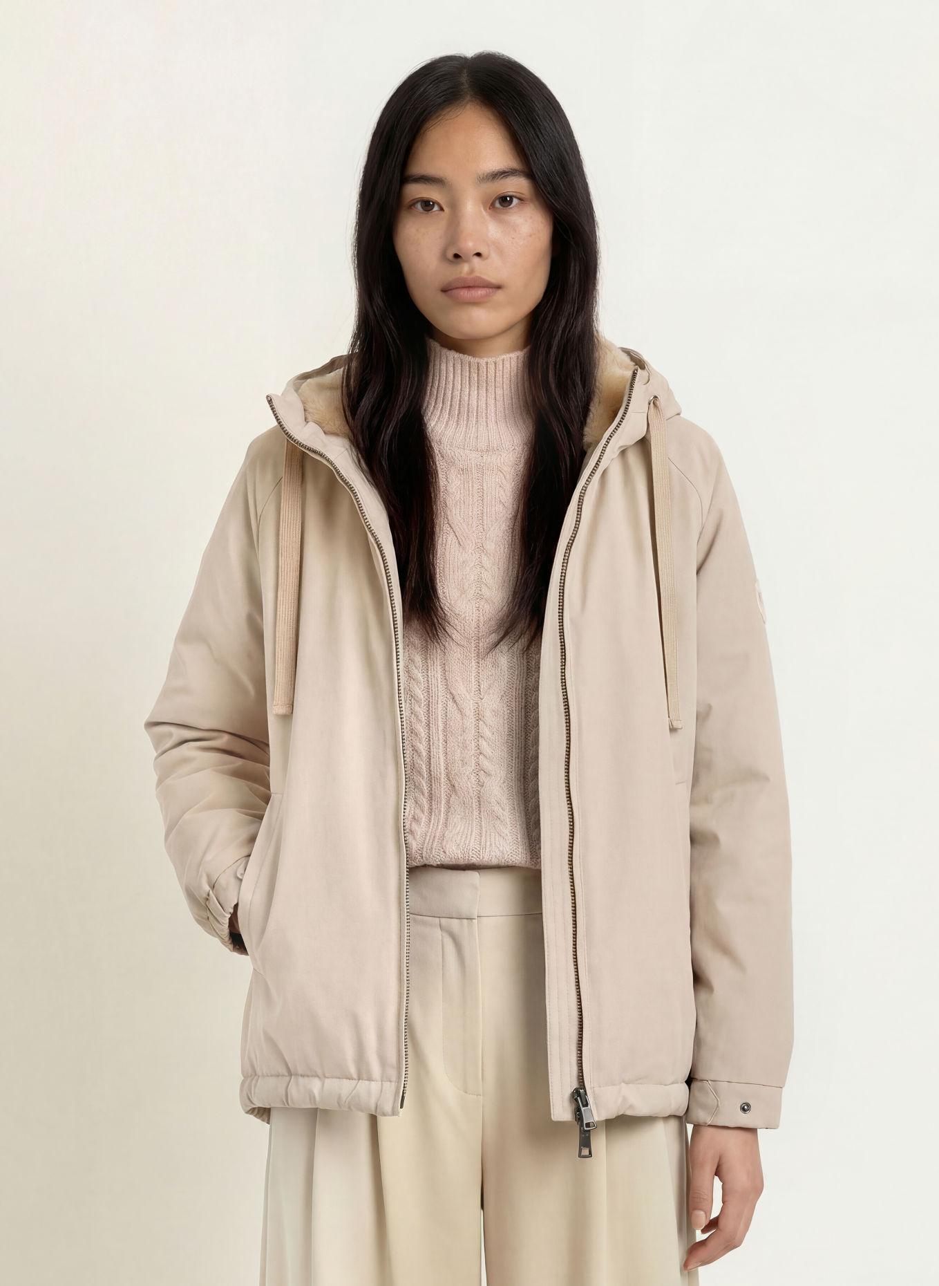 No.1 Como CUNEO Jacket: BEIGE