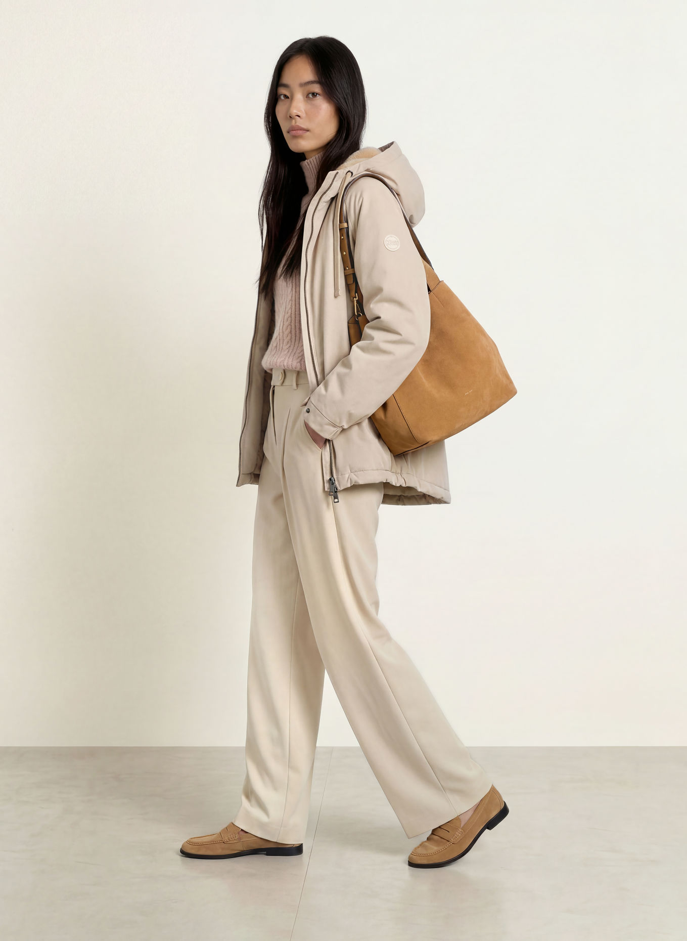 No.1 Como CUNEO Jacket: BEIGE