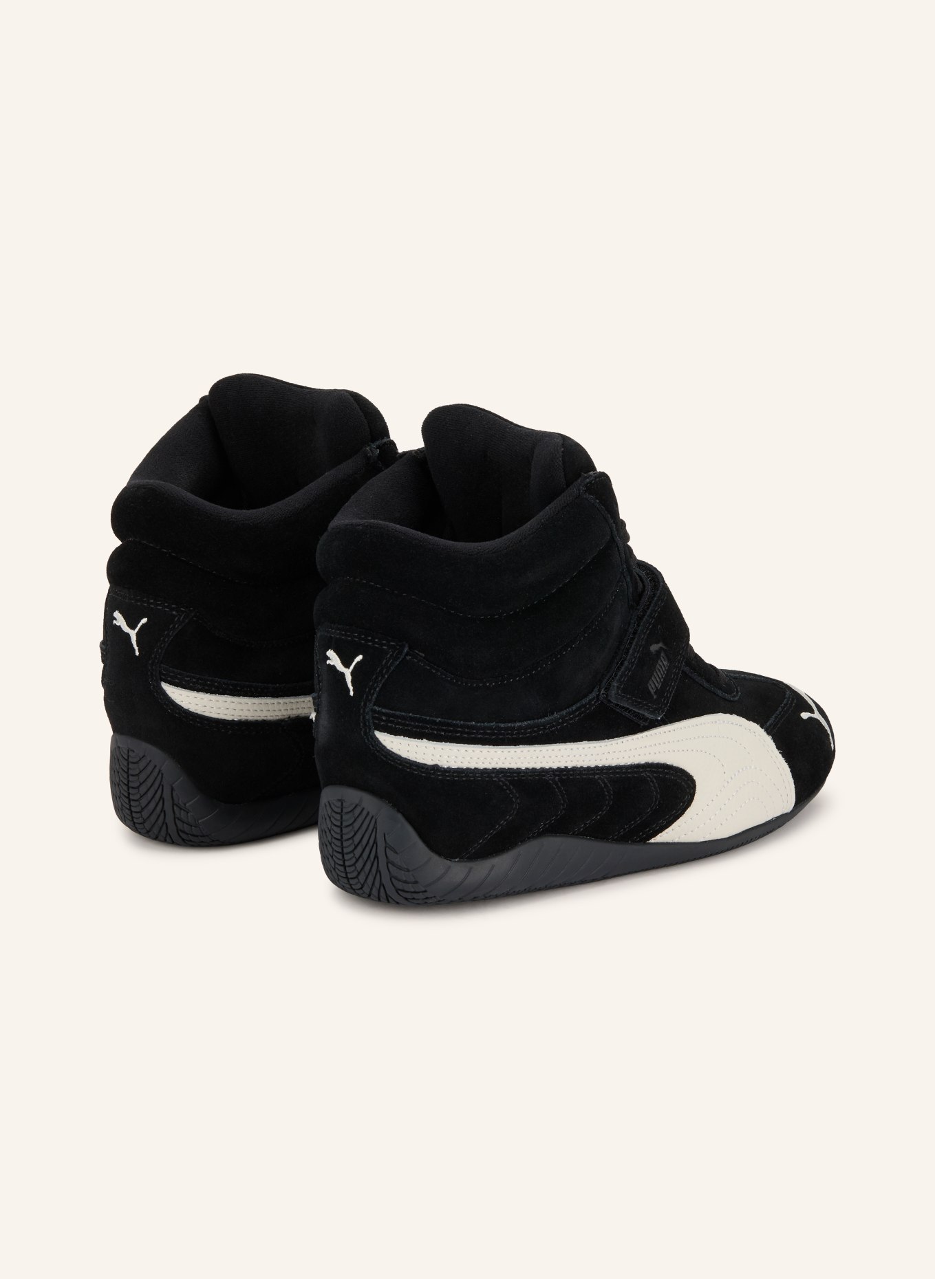 PUMA SPEEDCAT WEDGE OG Sneakers: BLACK / WHITE