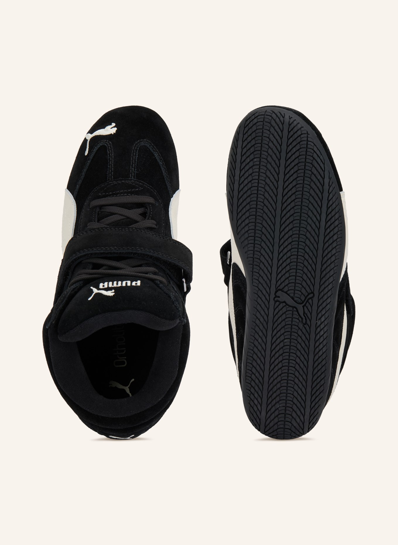 PUMA SPEEDCAT WEDGE OG Sneakers: BLACK / WHITE