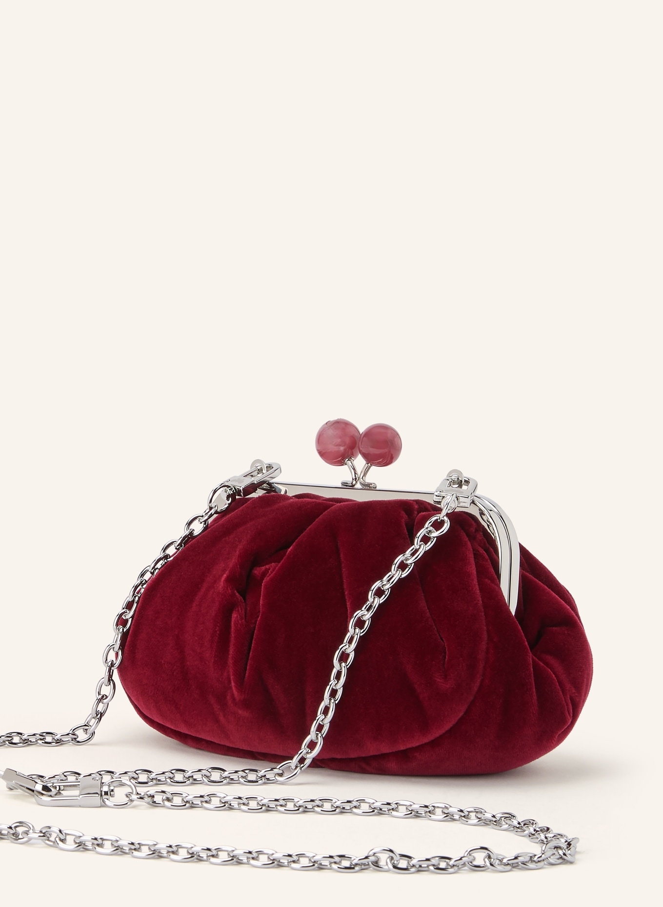 WEEKEND Max Mara Sac à bandoulière GIOCHI: ROUGE FONCÉ / ARGENT