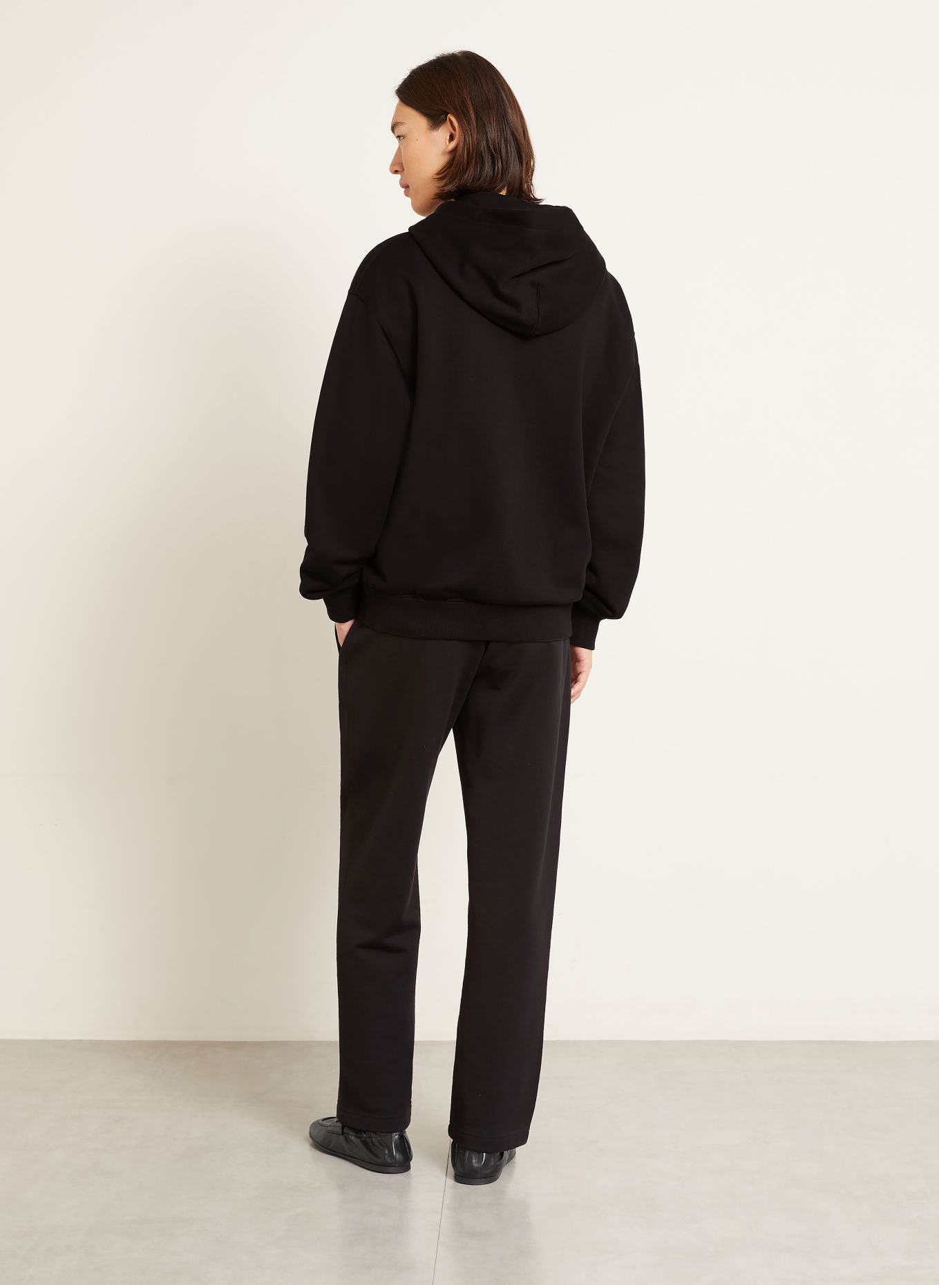 DOLCE & GABBANA Zip-up sweatshirt: BLACK