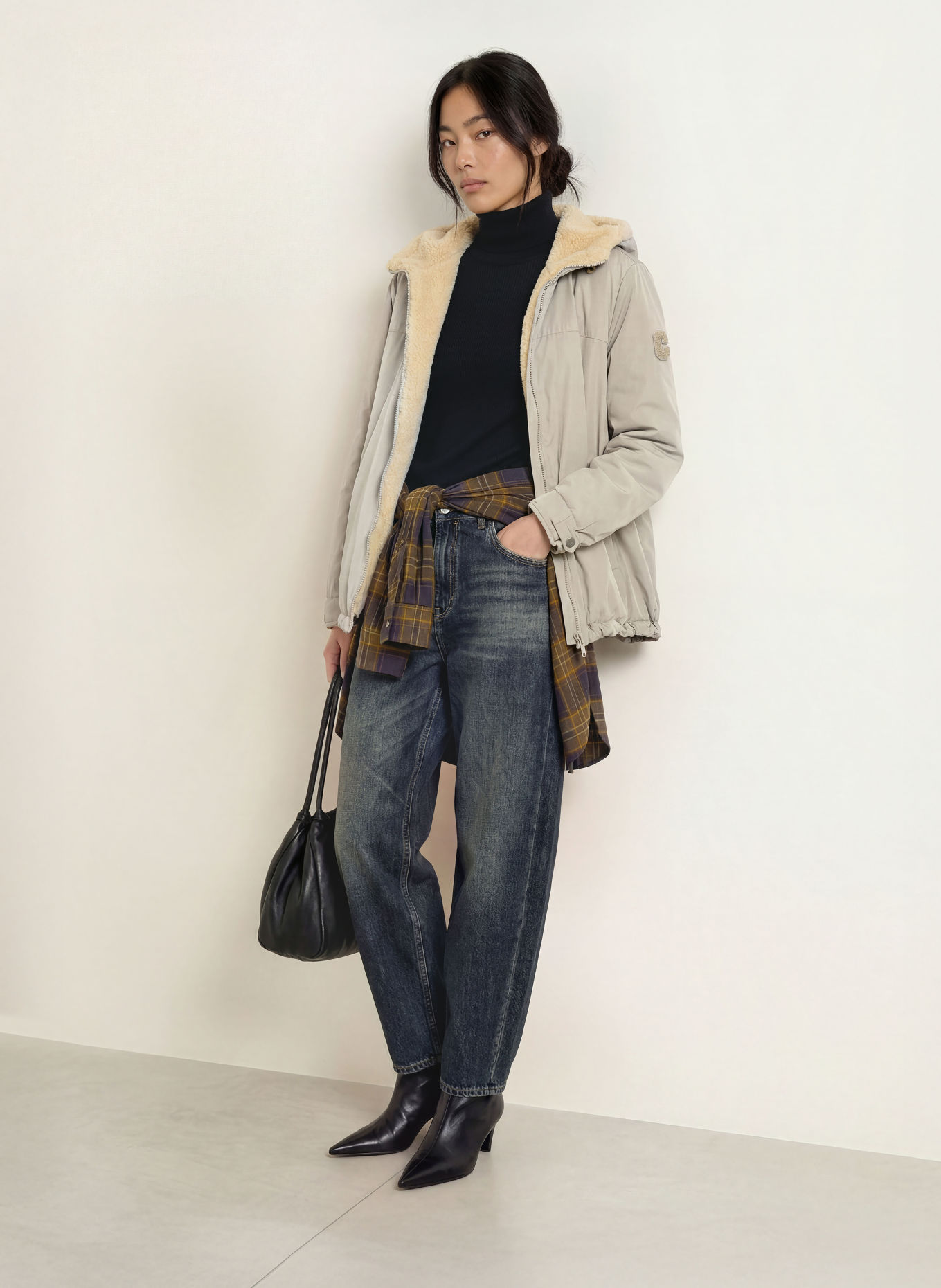 No.1 Como Jas ISNY: OLIJF / BEIGE
