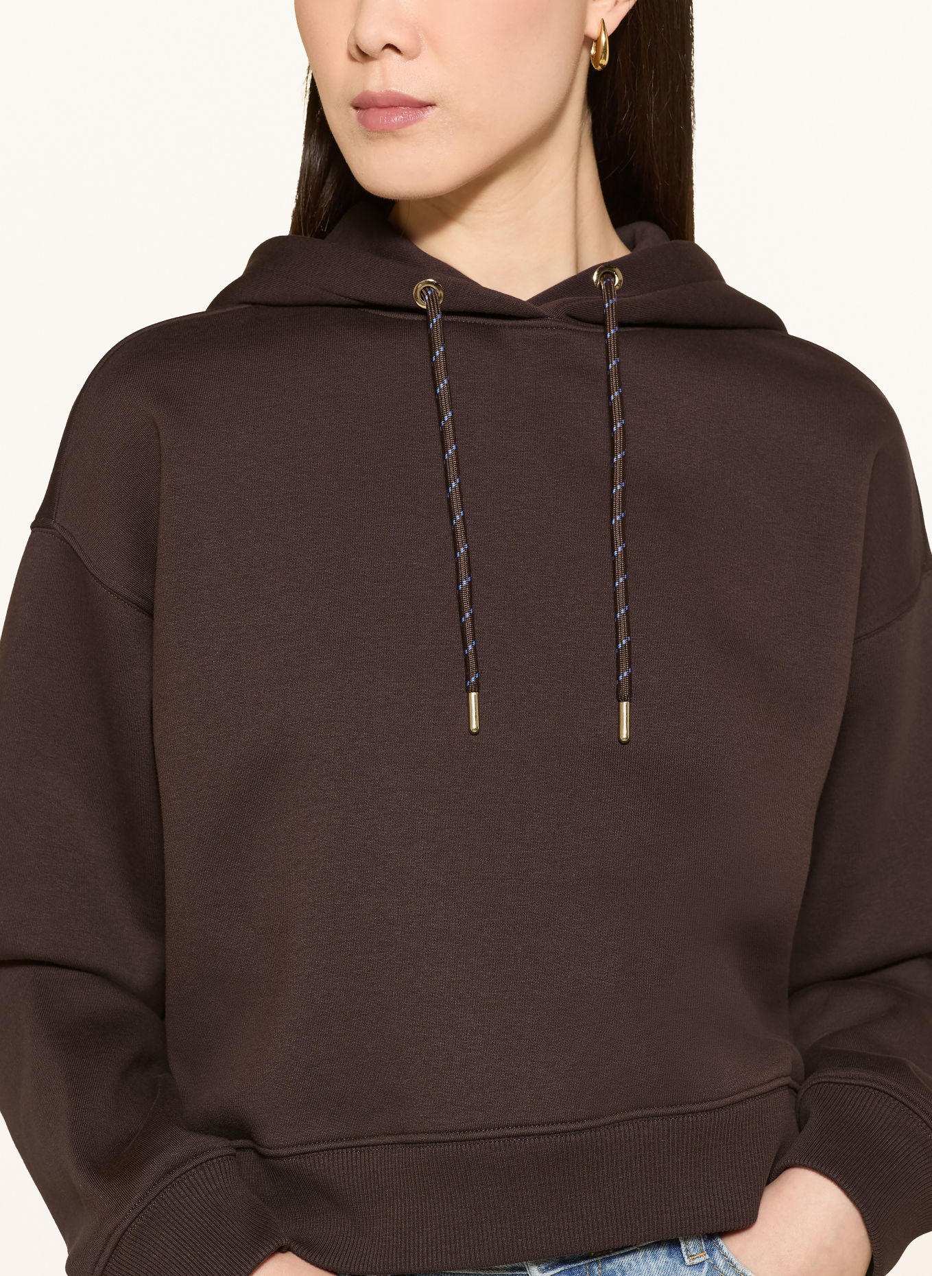 darling harbour Sweat à capuche: DARK  BROWN