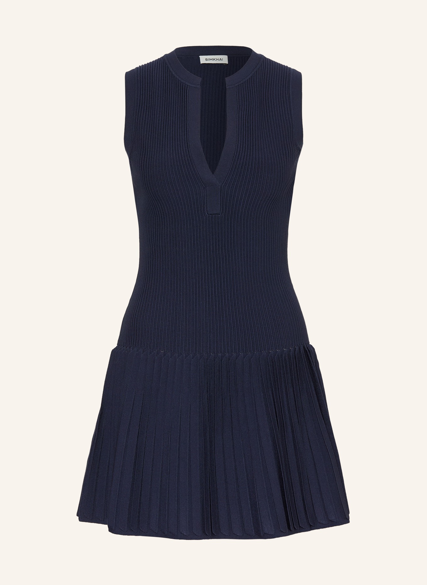 SIMKHAI LEVIE Knit Dress: DARK BLUE