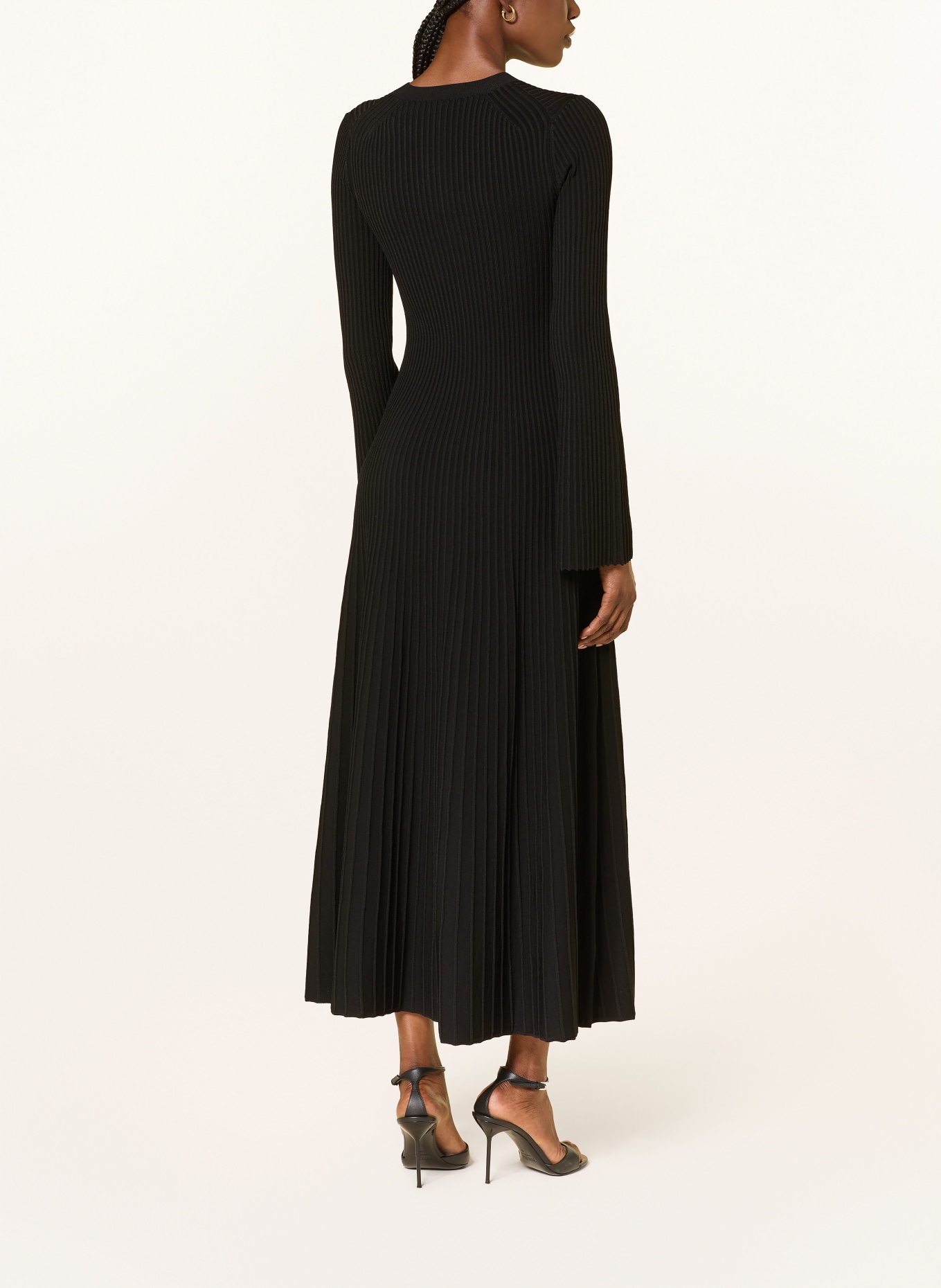 SIMKHAI Robe en maille GENNA: NOIR