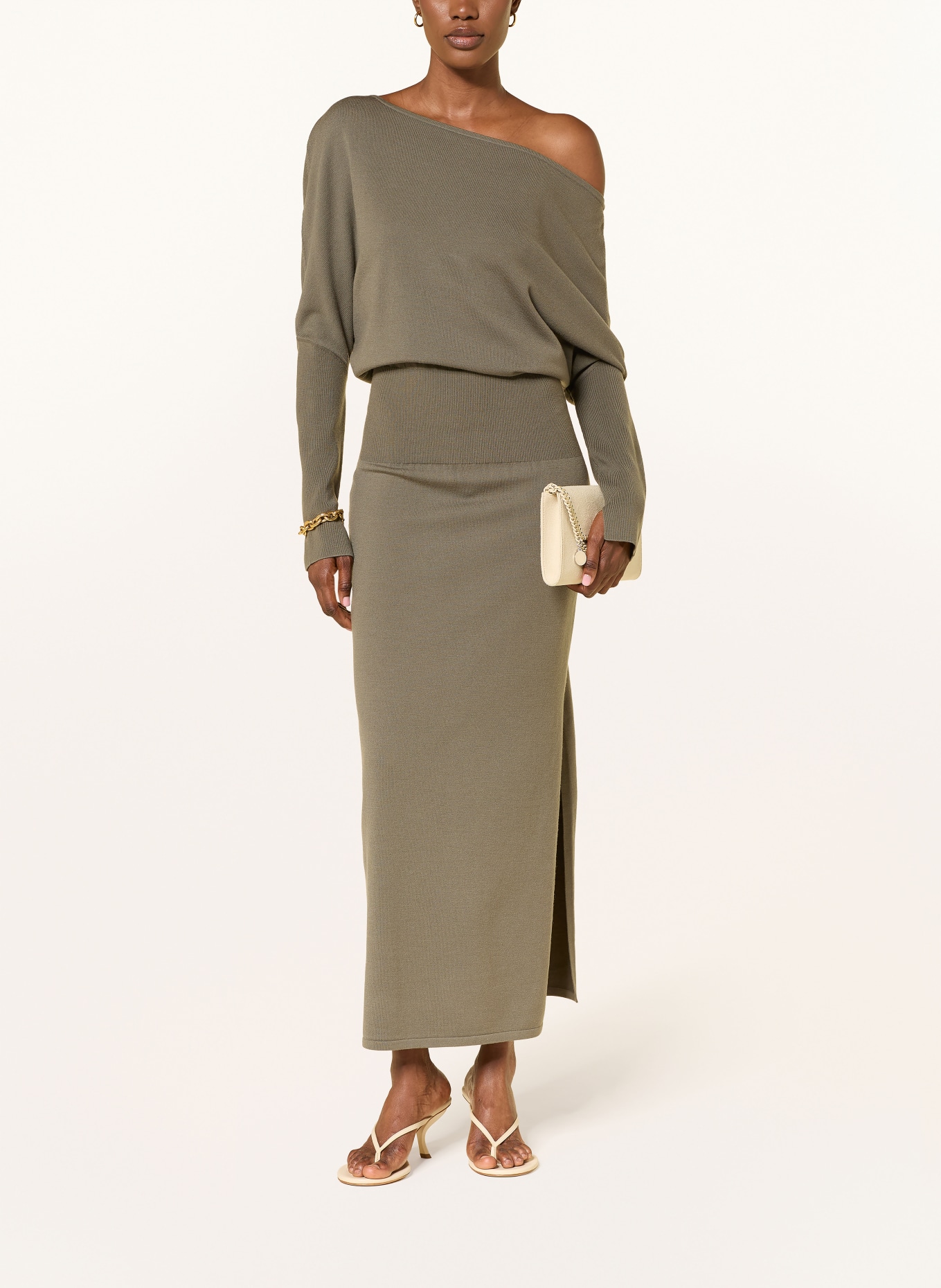 SIMKHAI JANESE Knit Dress: OLIVE