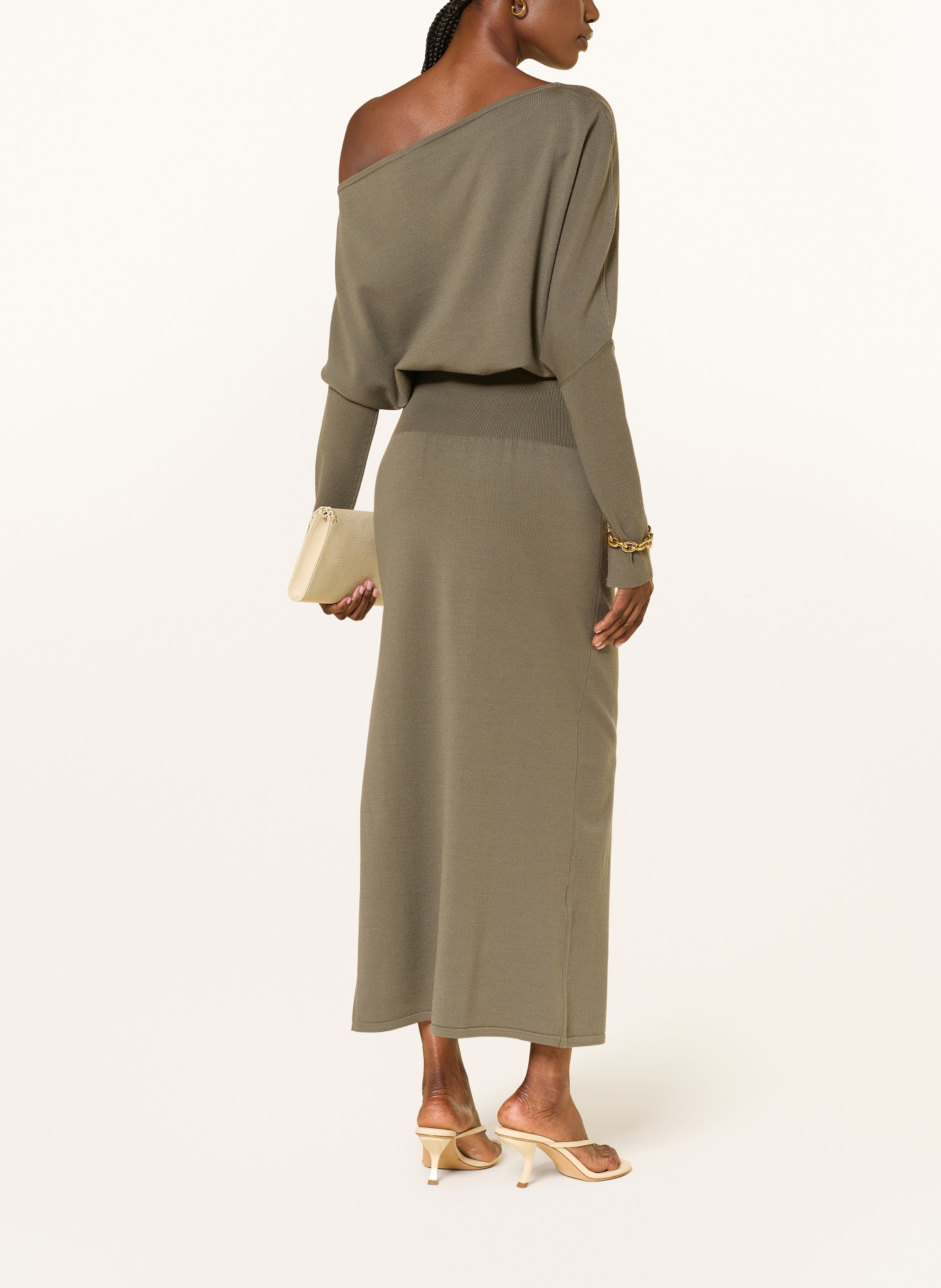 SIMKHAI JANESE Knit Dress: OLIVE