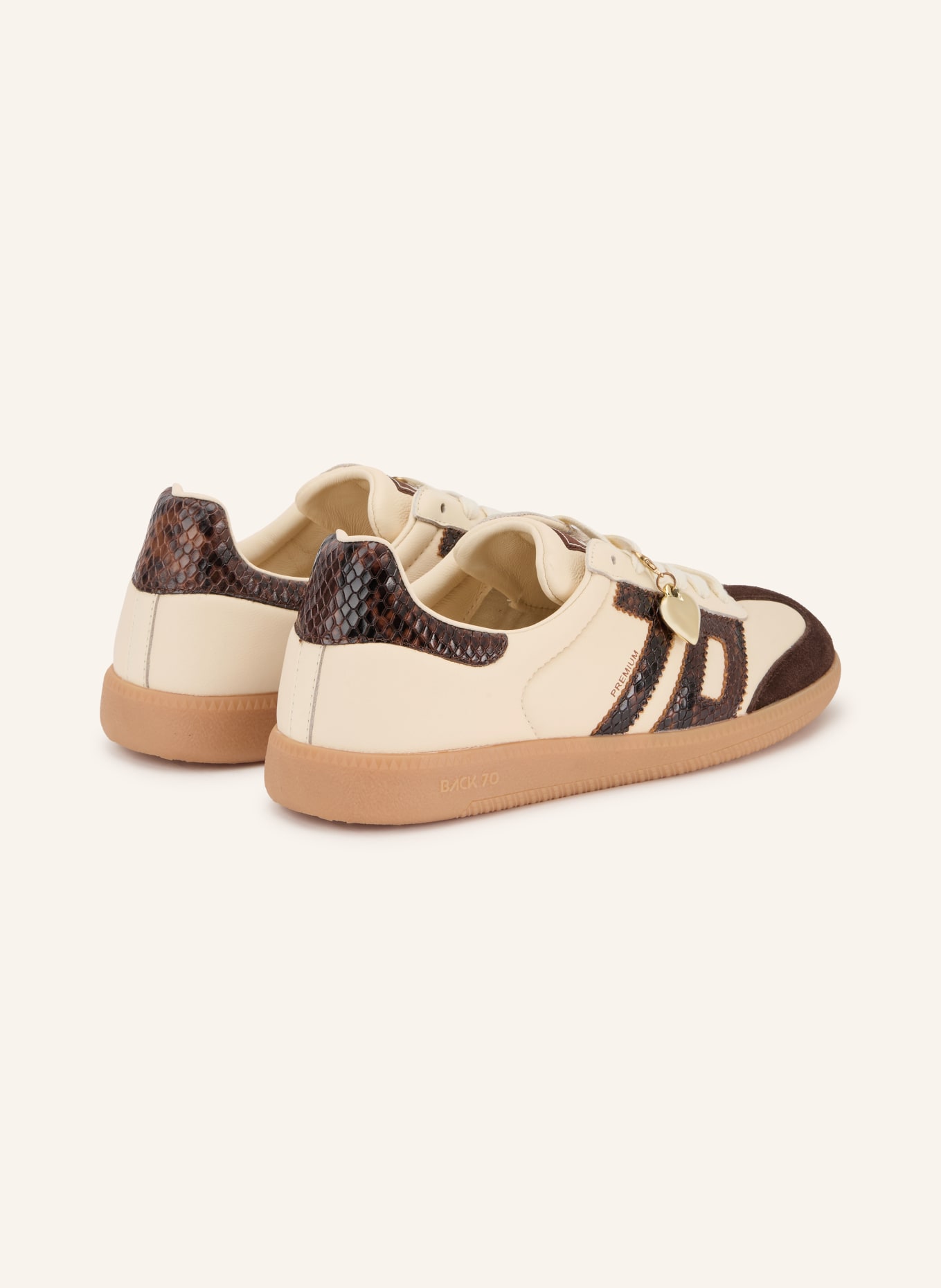 BACK 70 Sneaker CLOUD: BEIGE / DUNKELBRAUN