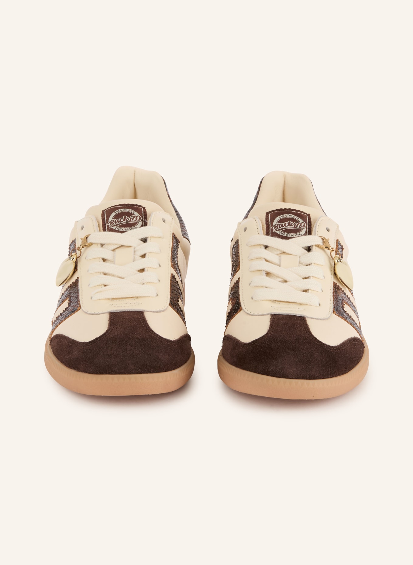 BACK 70 Sneaker CLOUD: BEIGE / DUNKELBRAUN