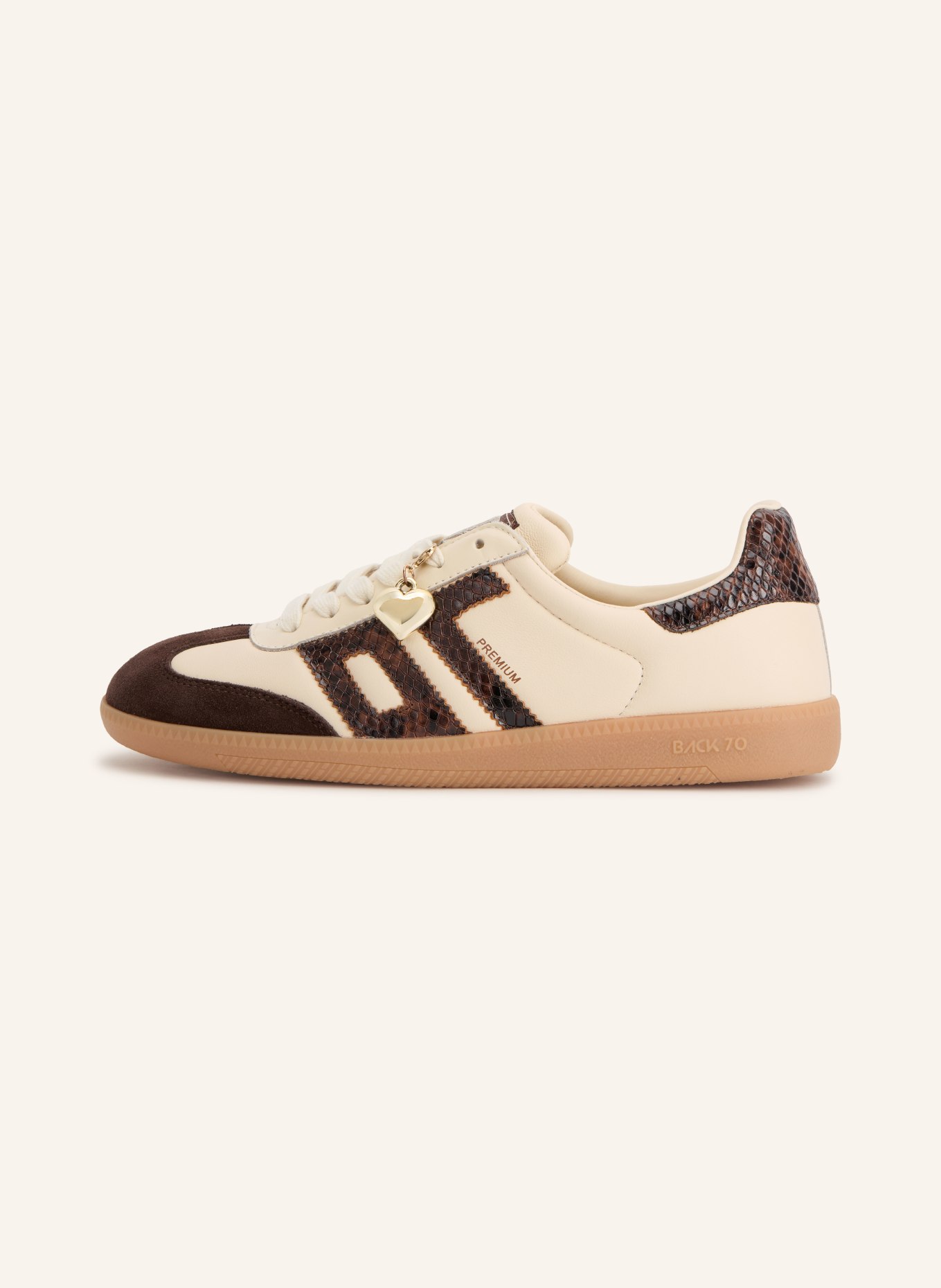 BACK 70 Sneaker CLOUD: BEIGE / DUNKELBRAUN