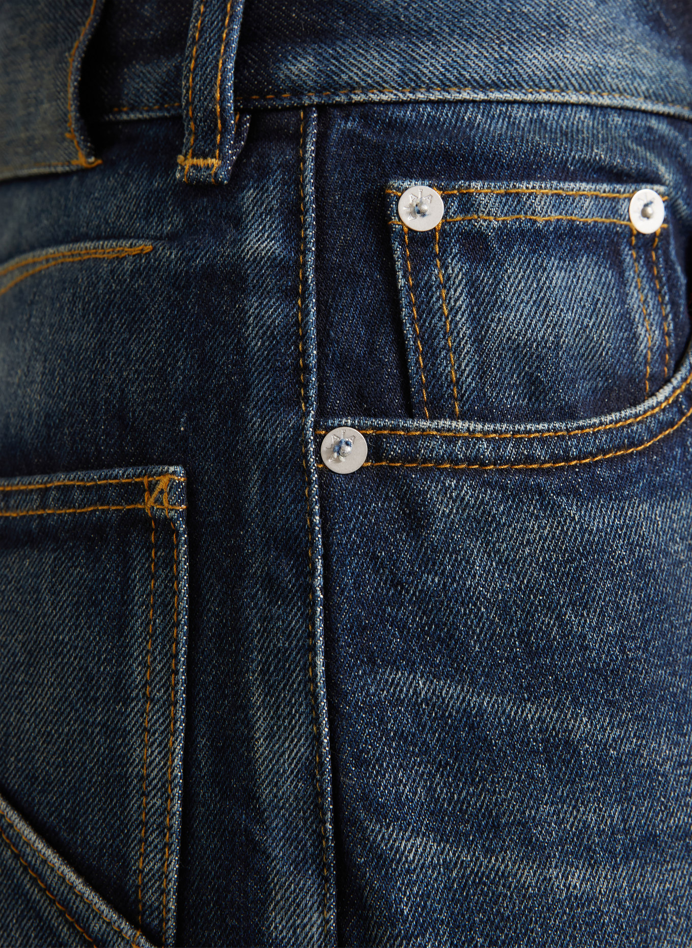 ALAÏA Wide Leg Jeans: A24 DOCK BLUE