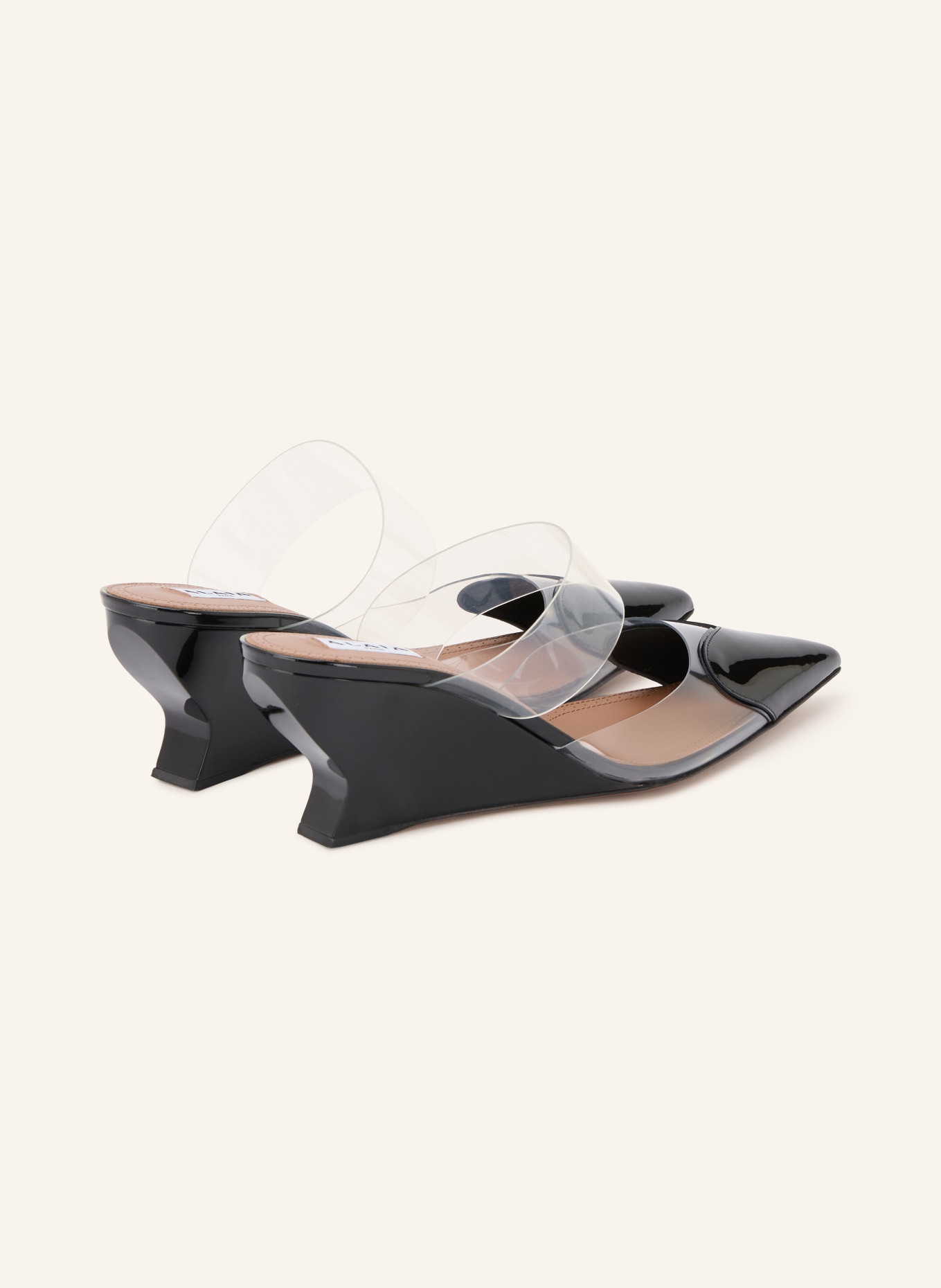 ALAÏA Wedges LE CŒUR: SCHWARZ