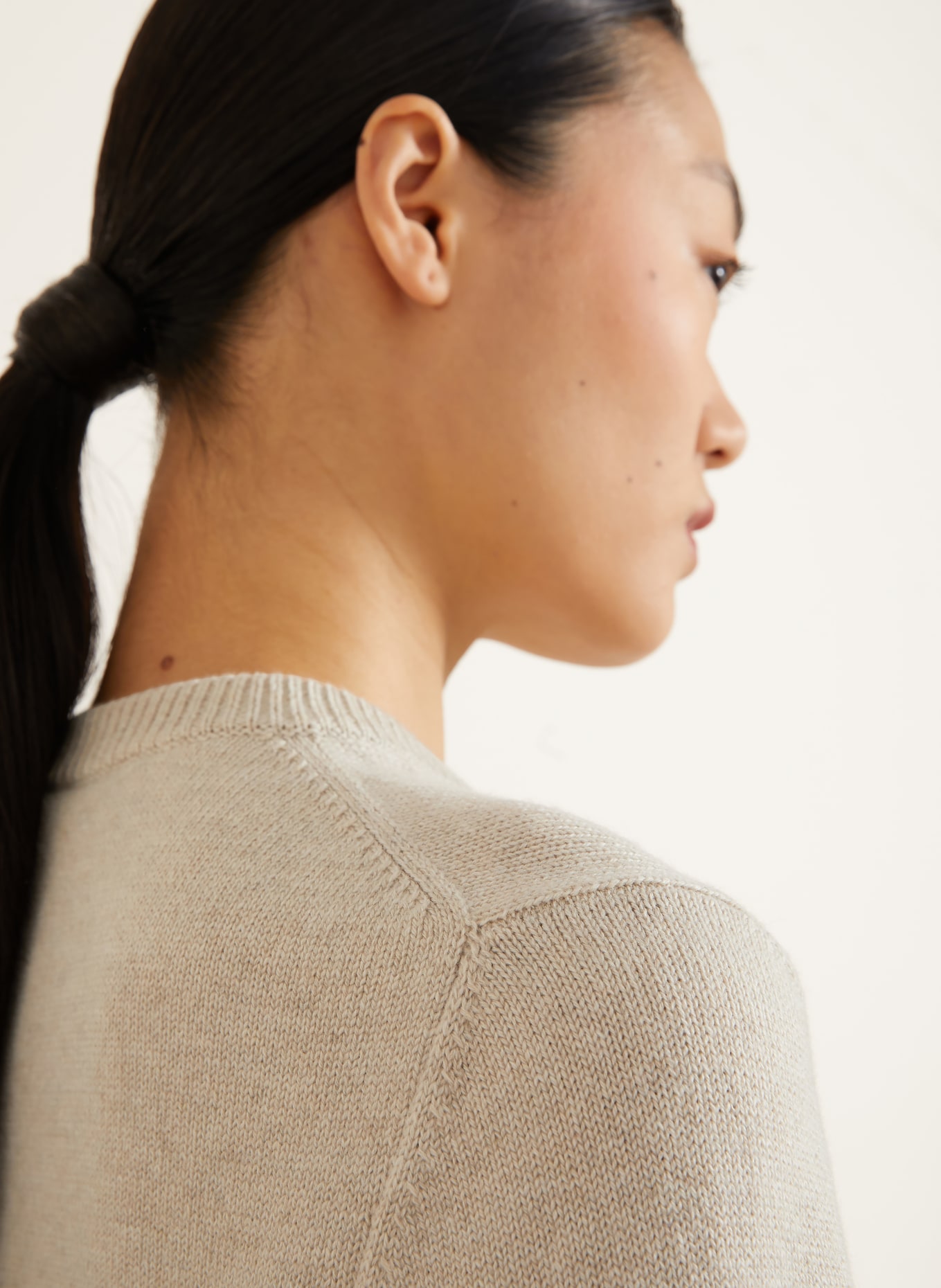 ALAÏA Tröja med kashmir: BEIGE