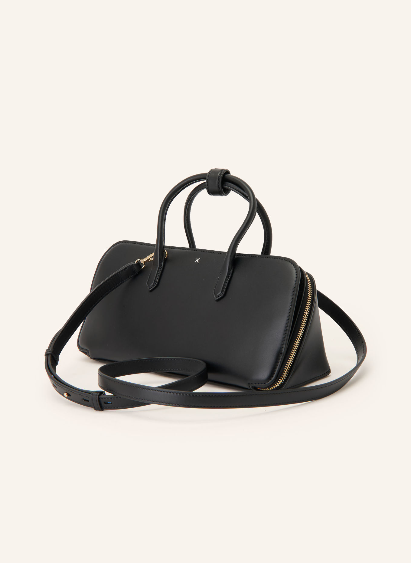ALAÏA Sac épaule DELTA SMALL: NOIR